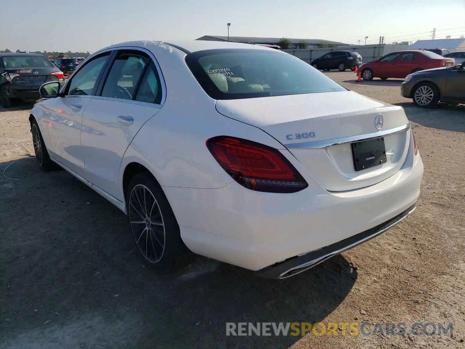 3 Photograph of a damaged car W1KWF8DBXMR645023 MERCEDES-BENZ C-CLASS 2021