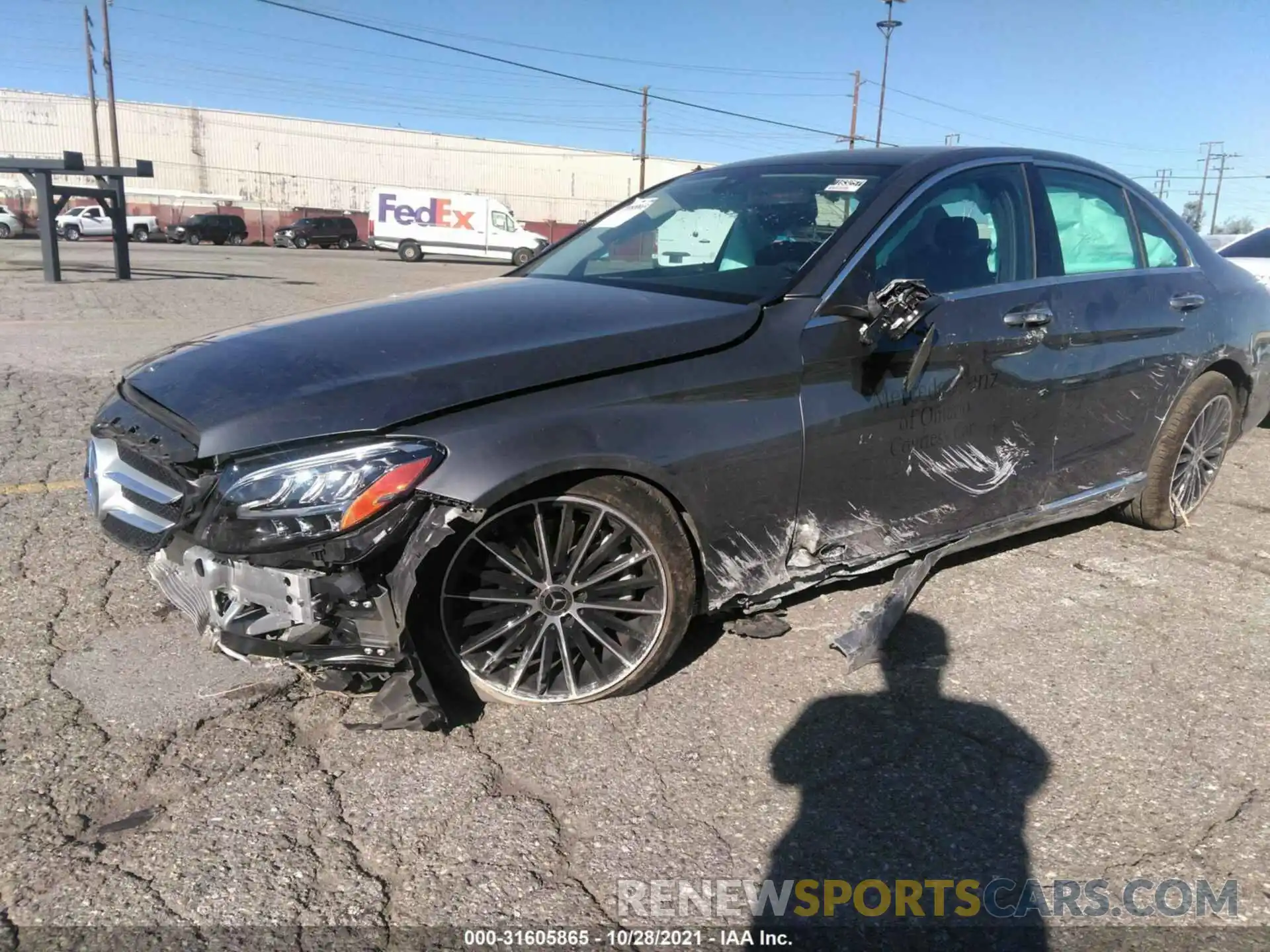 6 Photograph of a damaged car W1KWF8DBXMR649654 MERCEDES-BENZ C-CLASS 2021