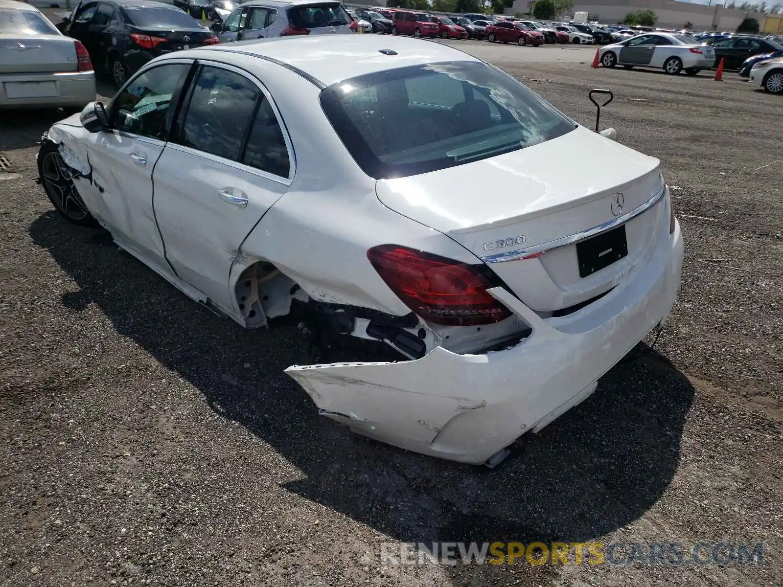 3 Photograph of a damaged car W1KWF8DBXMR650321 MERCEDES-BENZ C-CLASS 2021