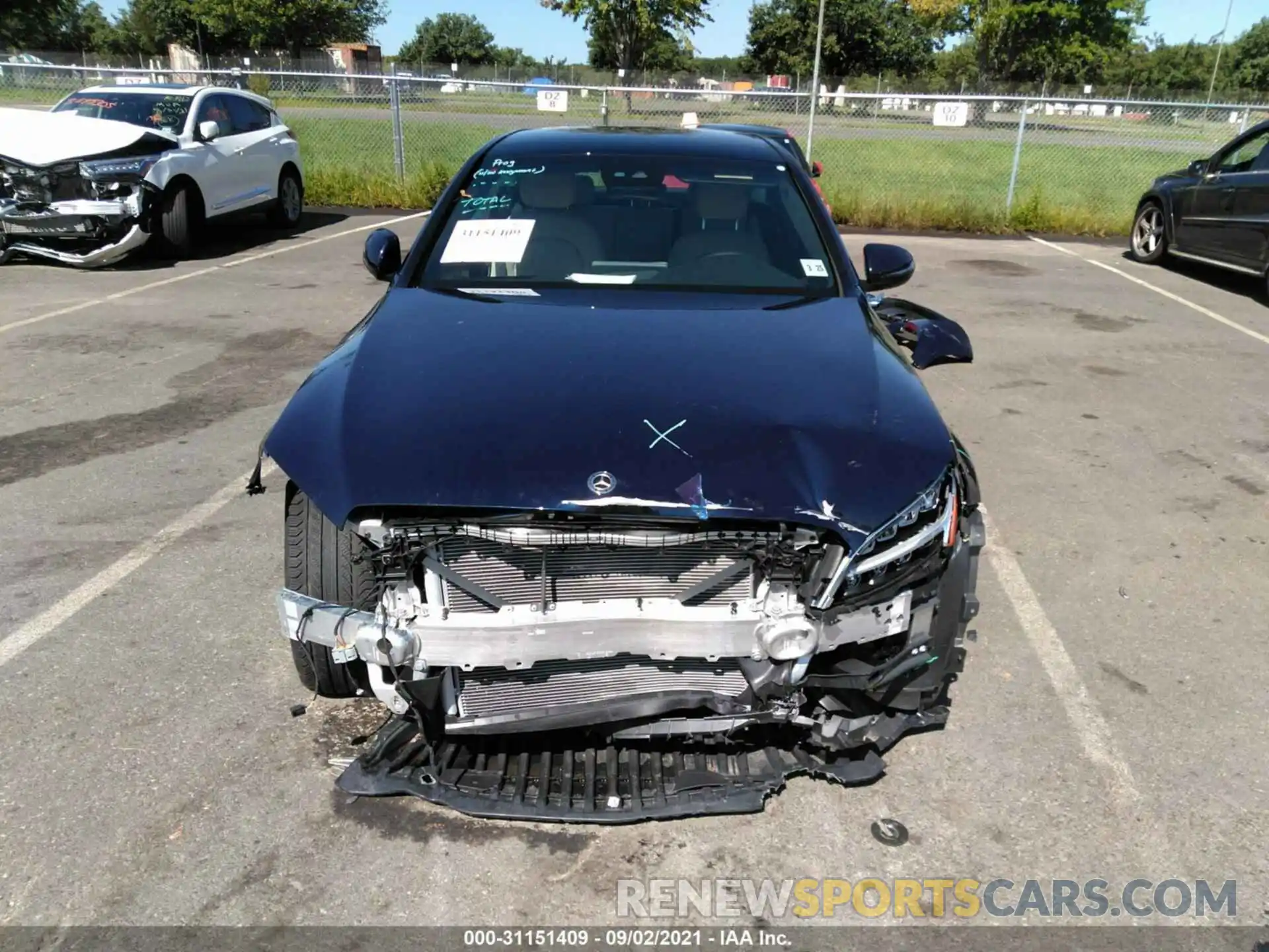 6 Photograph of a damaged car W1KWF8EB0MR607251 MERCEDES-BENZ C-CLASS 2021