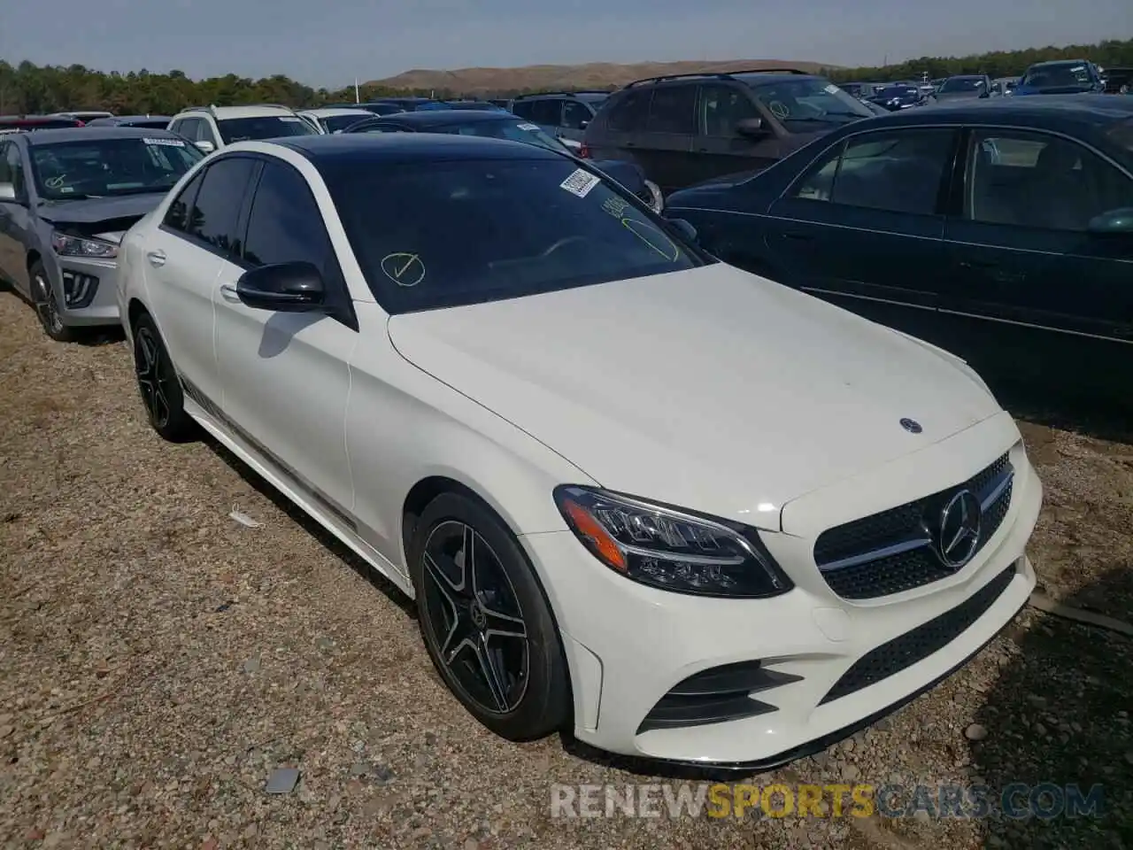 1 Photograph of a damaged car W1KWF8EB0MR610165 MERCEDES-BENZ C-CLASS 2021