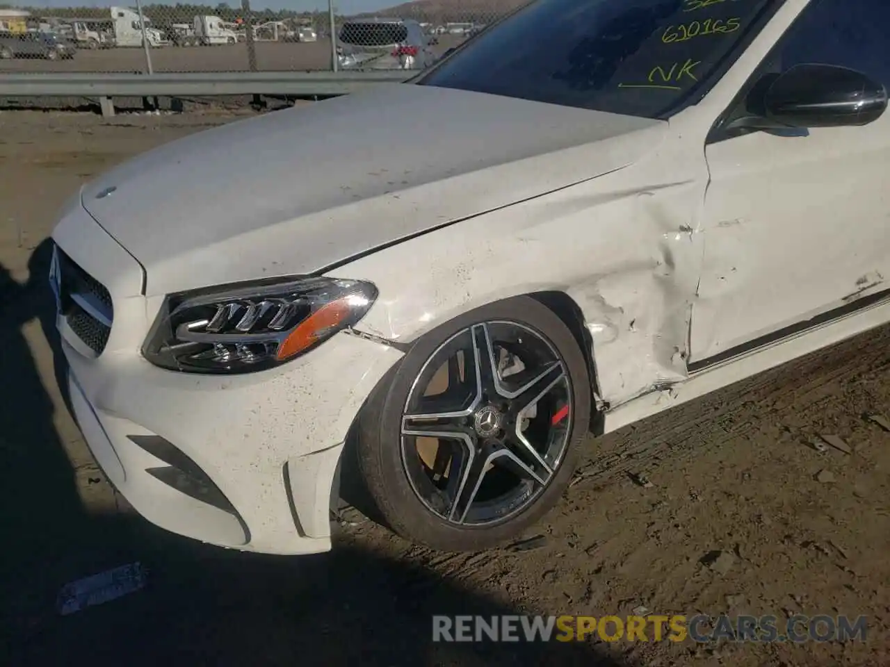 9 Photograph of a damaged car W1KWF8EB0MR610165 MERCEDES-BENZ C-CLASS 2021