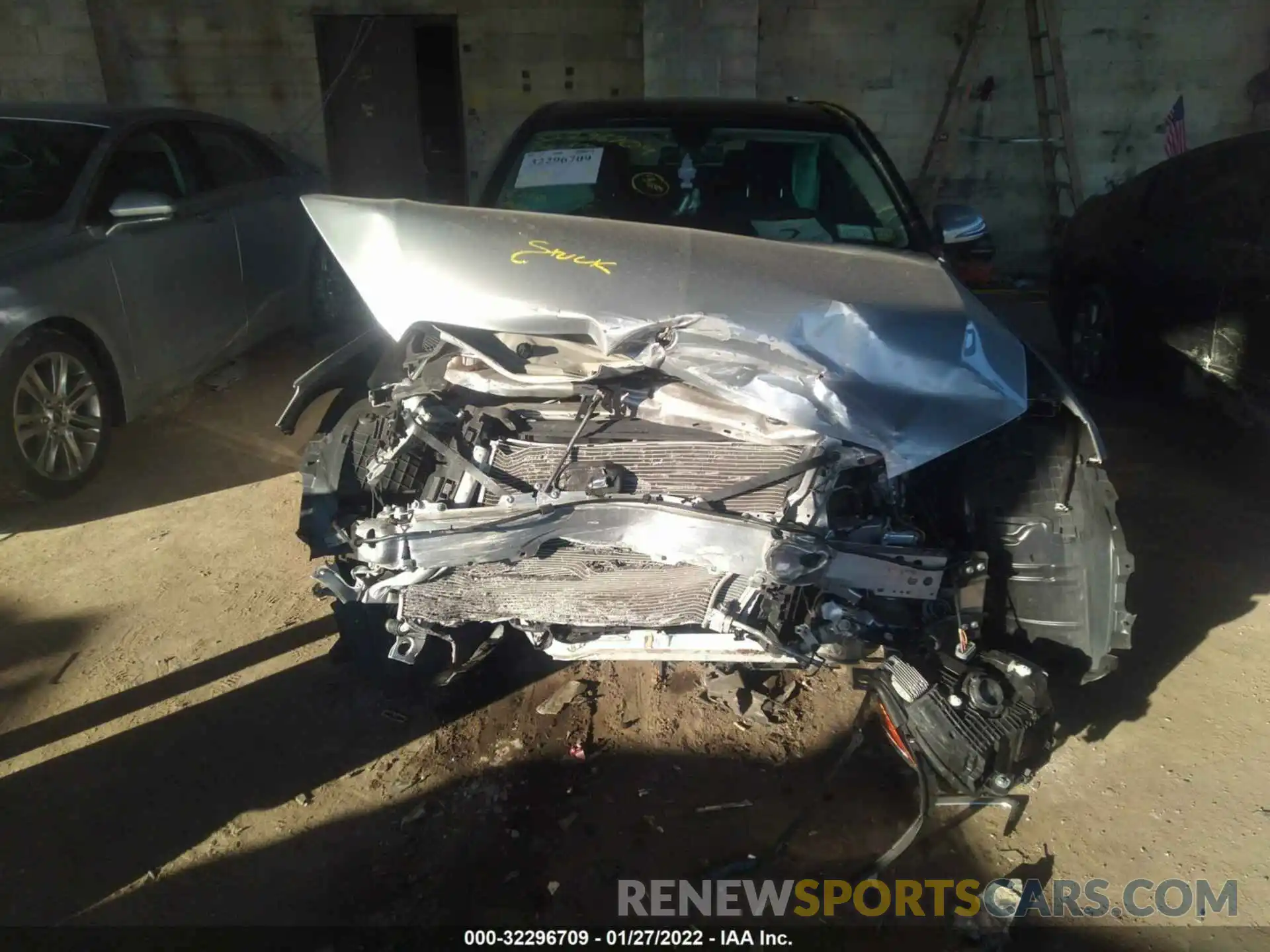 6 Photograph of a damaged car W1KWF8EB0MR611042 MERCEDES-BENZ C-CLASS 2021