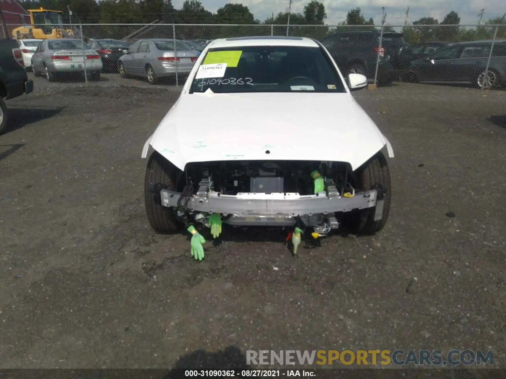 6 Photograph of a damaged car W1KWF8EB0MR615947 MERCEDES-BENZ C-CLASS 2021