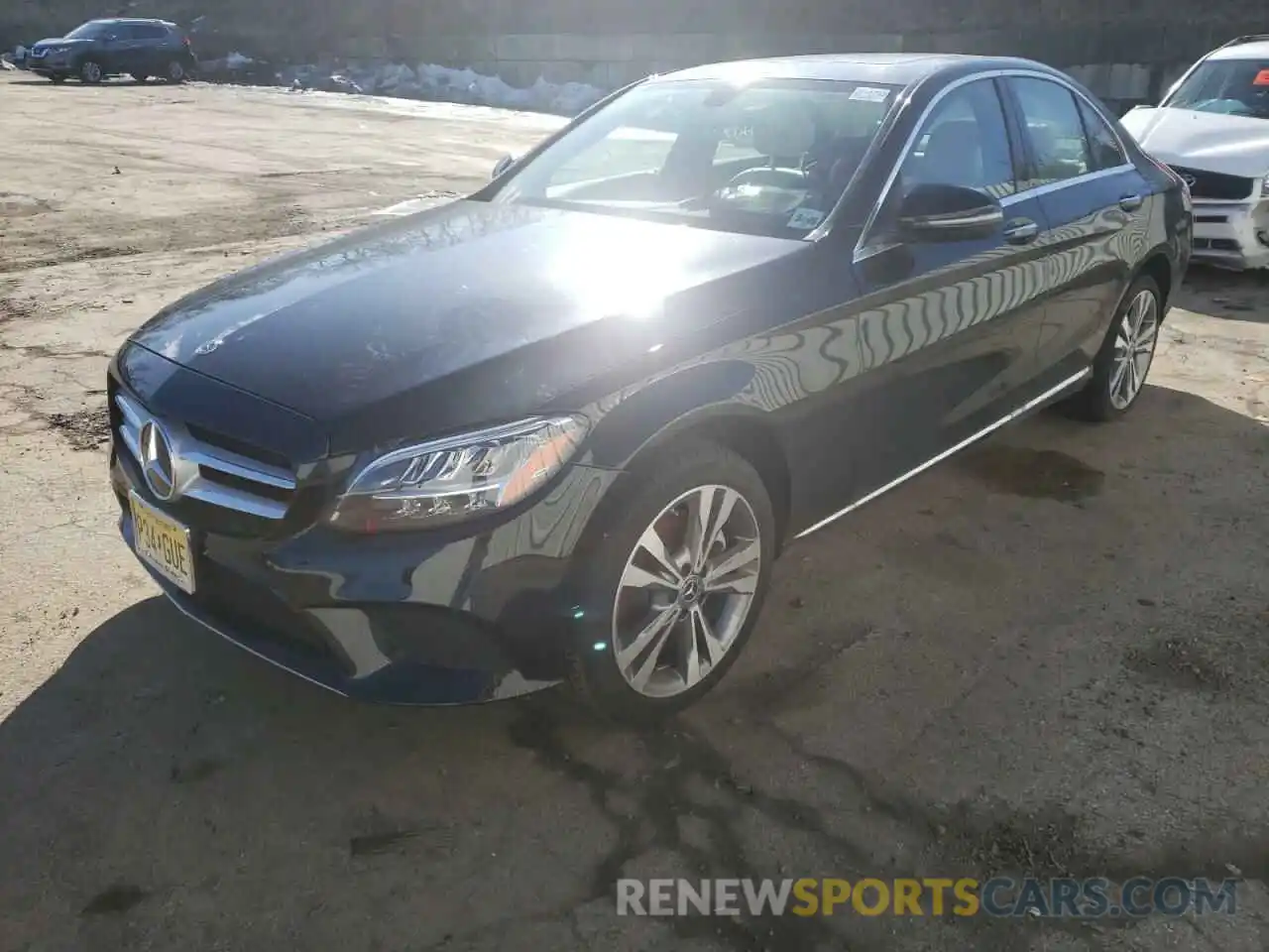 2 Photograph of a damaged car W1KWF8EB0MR631873 MERCEDES-BENZ C-CLASS 2021