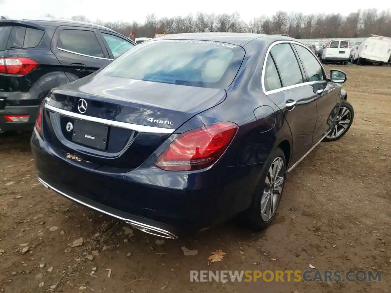 4 Photograph of a damaged car W1KWF8EB0MR635941 MERCEDES-BENZ C-CLASS 2021