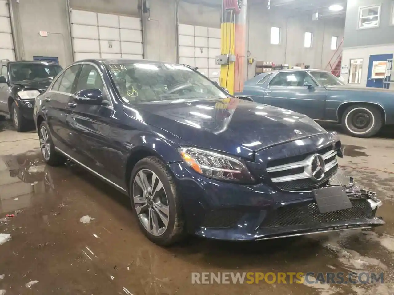 1 Photograph of a damaged car W1KWF8EB0MR637057 MERCEDES-BENZ C-CLASS 2021