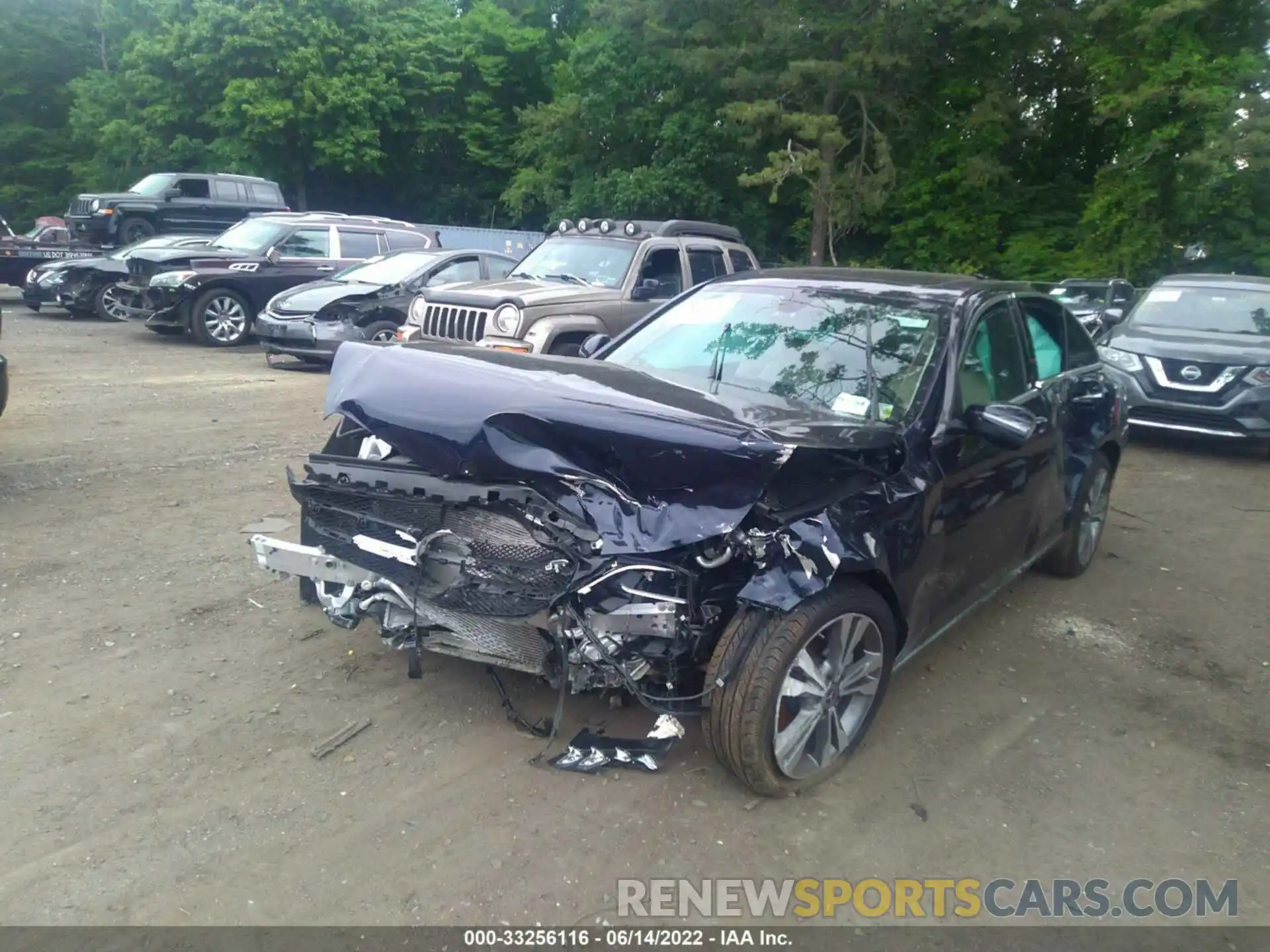 6 Photograph of a damaged car W1KWF8EB0MR637706 MERCEDES-BENZ C-CLASS 2021