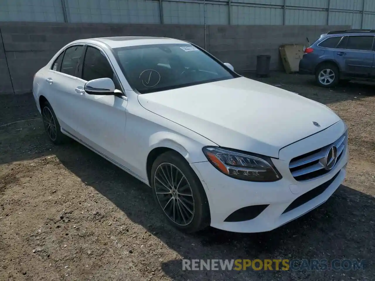 1 Photograph of a damaged car W1KWF8EB0MR645904 MERCEDES-BENZ C-CLASS 2021