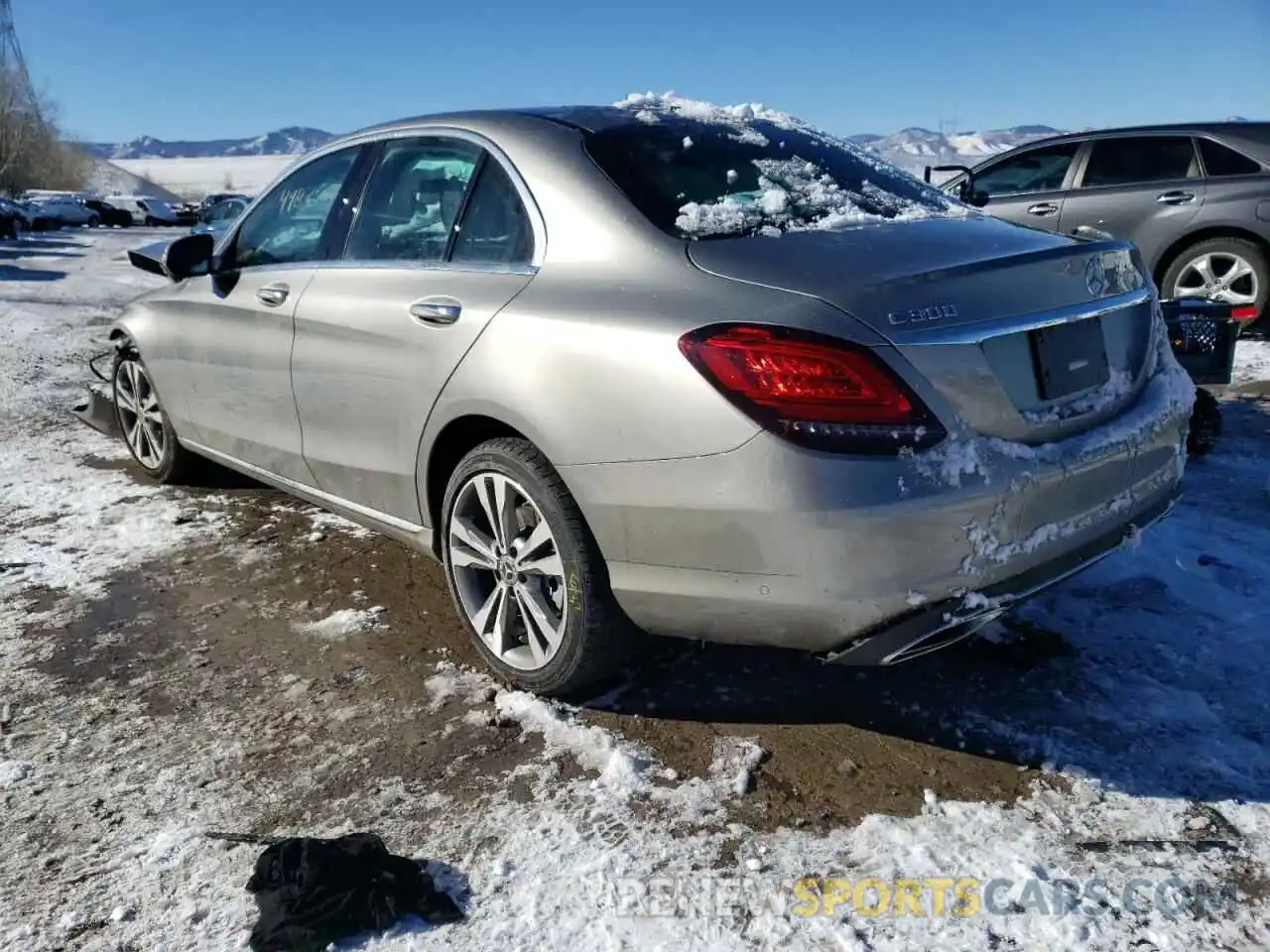 3 Photograph of a damaged car W1KWF8EB0MR650830 MERCEDES-BENZ C-CLASS 2021