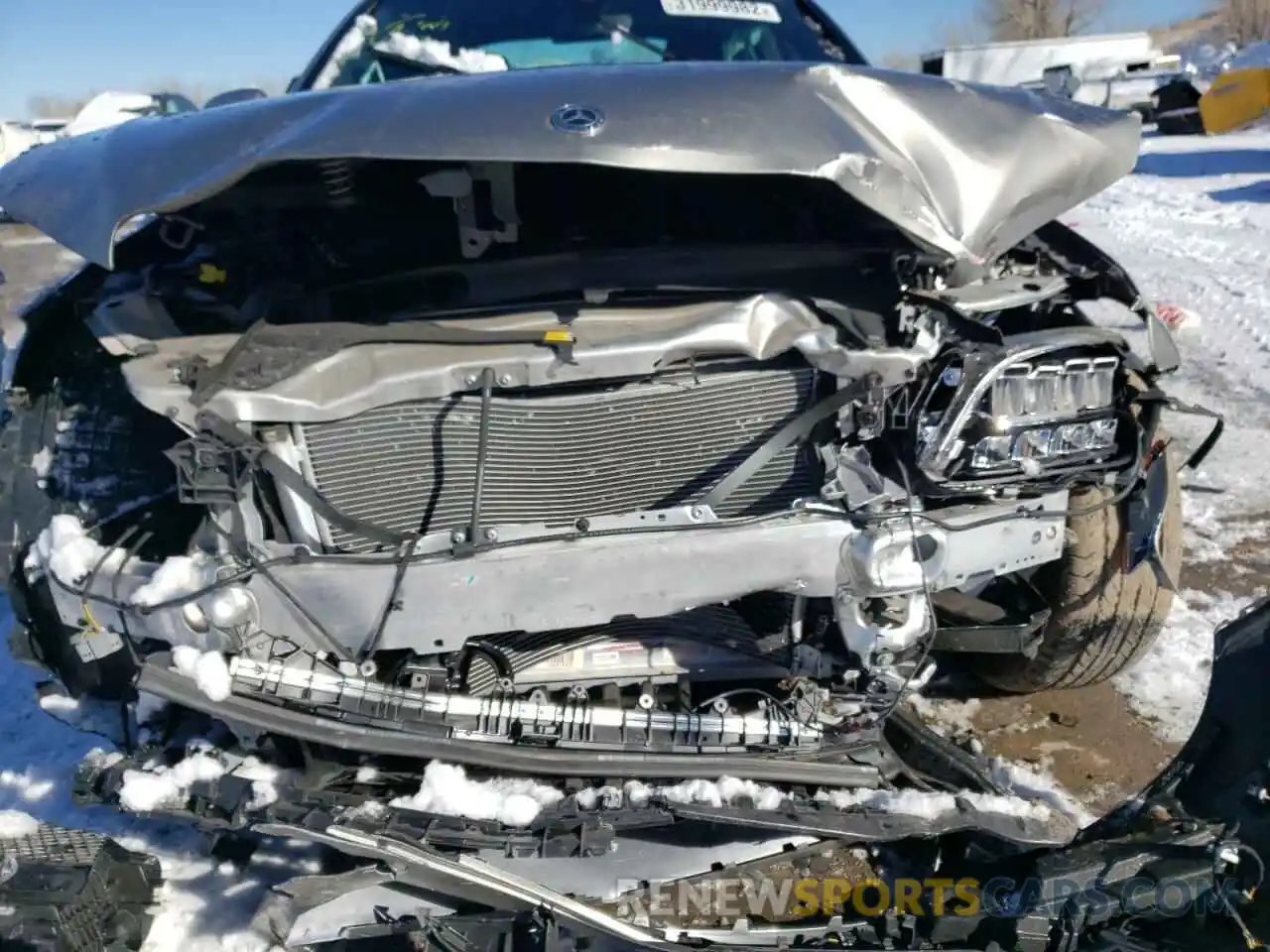 9 Photograph of a damaged car W1KWF8EB0MR650830 MERCEDES-BENZ C-CLASS 2021