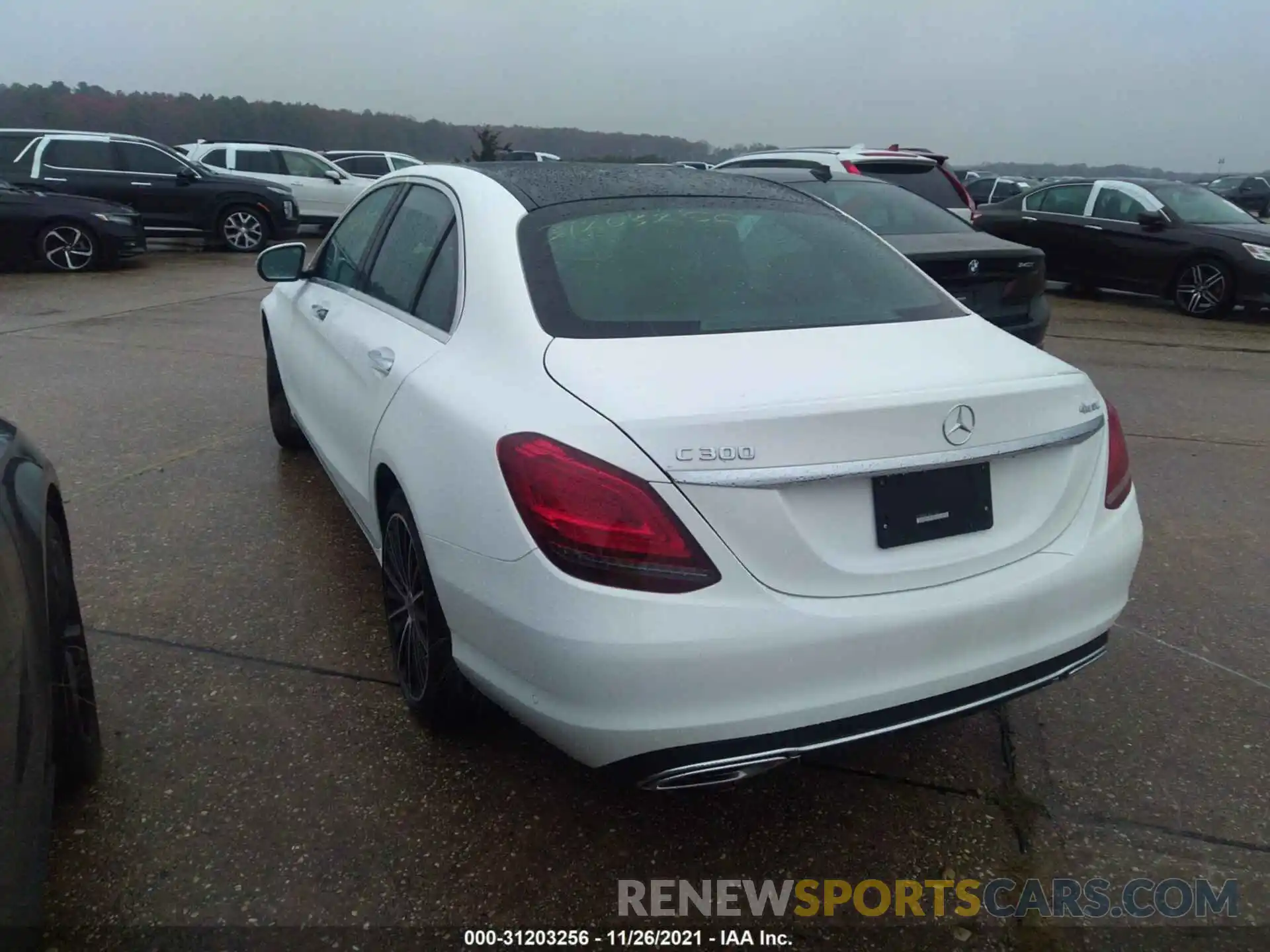 3 Photograph of a damaged car W1KWF8EB1MR611468 MERCEDES-BENZ C-CLASS 2021