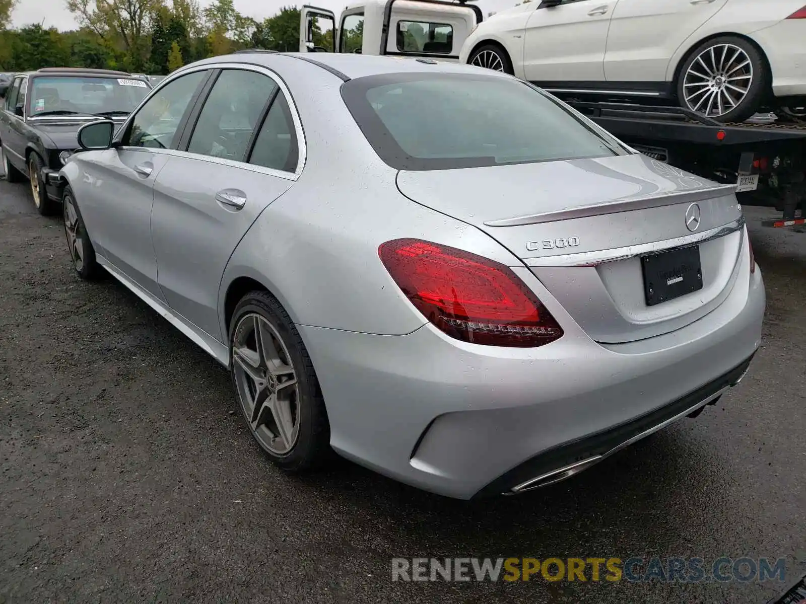 3 Photograph of a damaged car W1KWF8EB1MR616329 MERCEDES-BENZ C-CLASS 2021