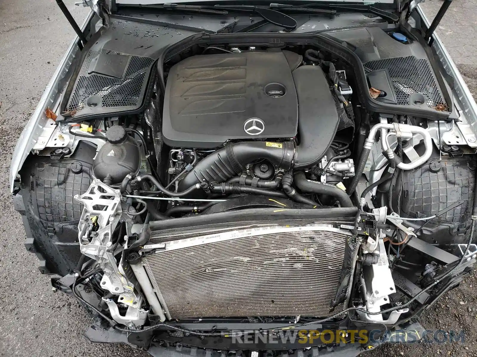 7 Photograph of a damaged car W1KWF8EB1MR616329 MERCEDES-BENZ C-CLASS 2021