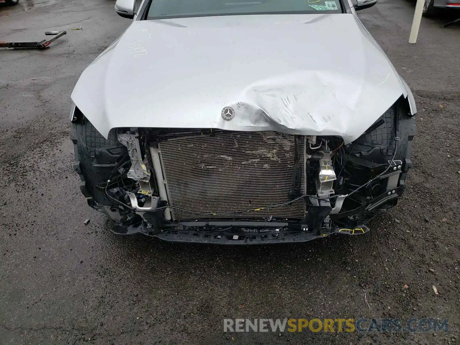 9 Photograph of a damaged car W1KWF8EB1MR616329 MERCEDES-BENZ C-CLASS 2021