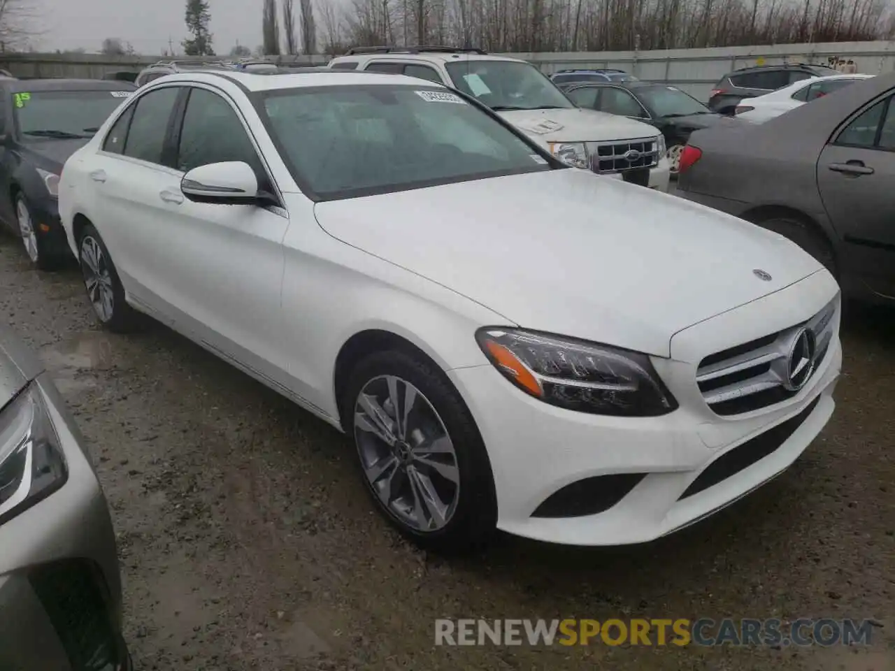 1 Photograph of a damaged car W1KWF8EB1MR629629 MERCEDES-BENZ C-CLASS 2021