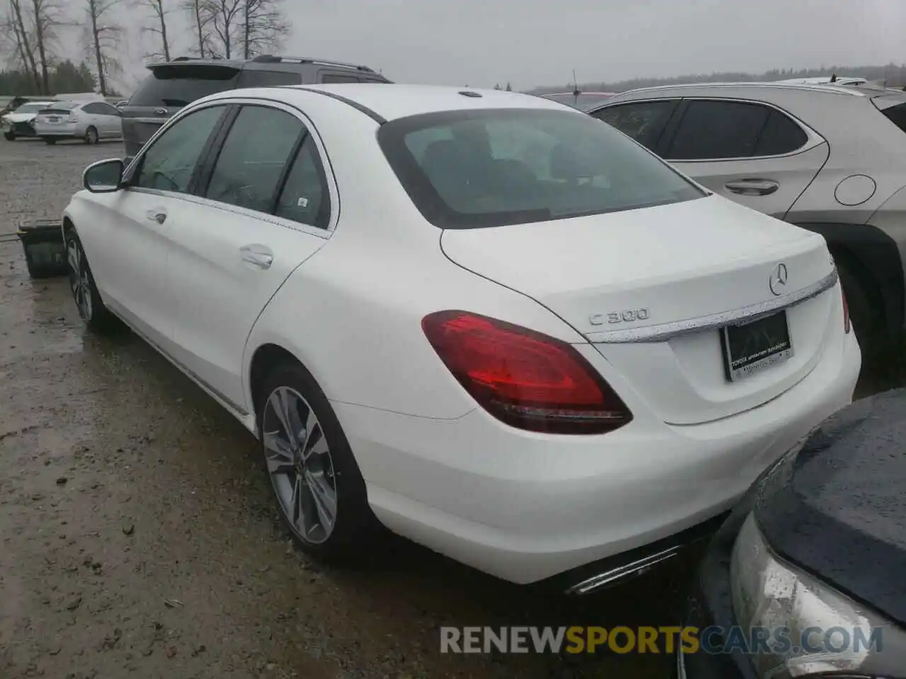 3 Photograph of a damaged car W1KWF8EB1MR629629 MERCEDES-BENZ C-CLASS 2021