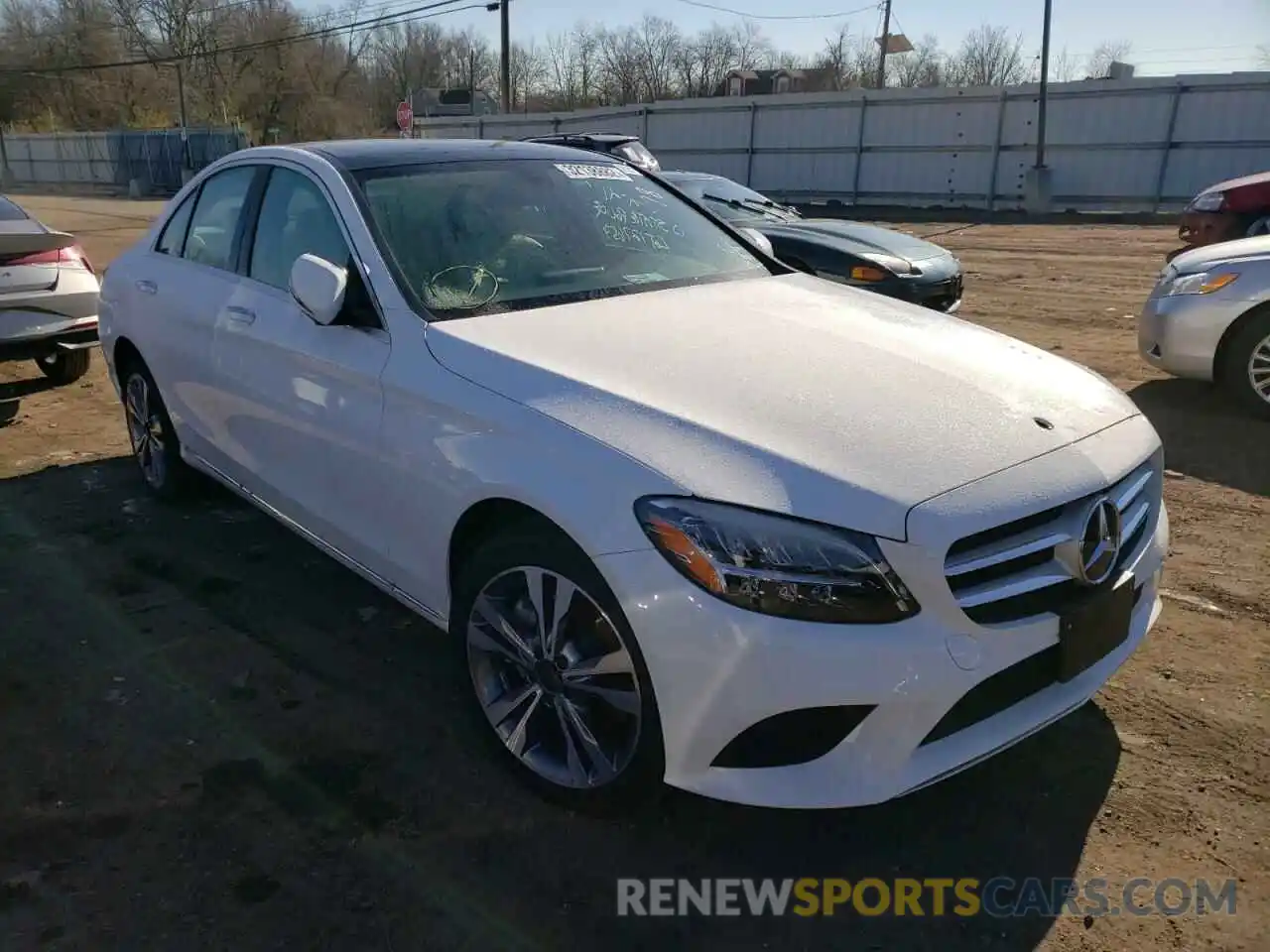 1 Photograph of a damaged car W1KWF8EB1MR635687 MERCEDES-BENZ C-CLASS 2021