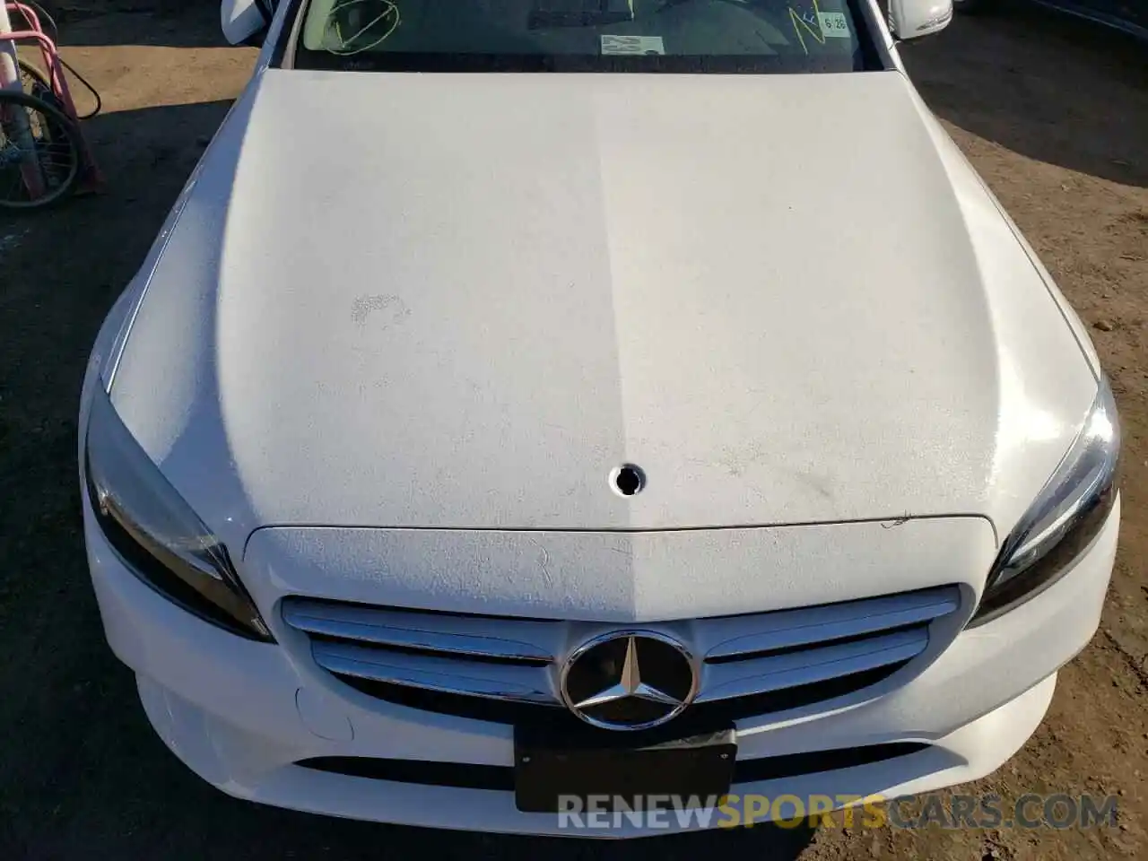 9 Photograph of a damaged car W1KWF8EB1MR635687 MERCEDES-BENZ C-CLASS 2021