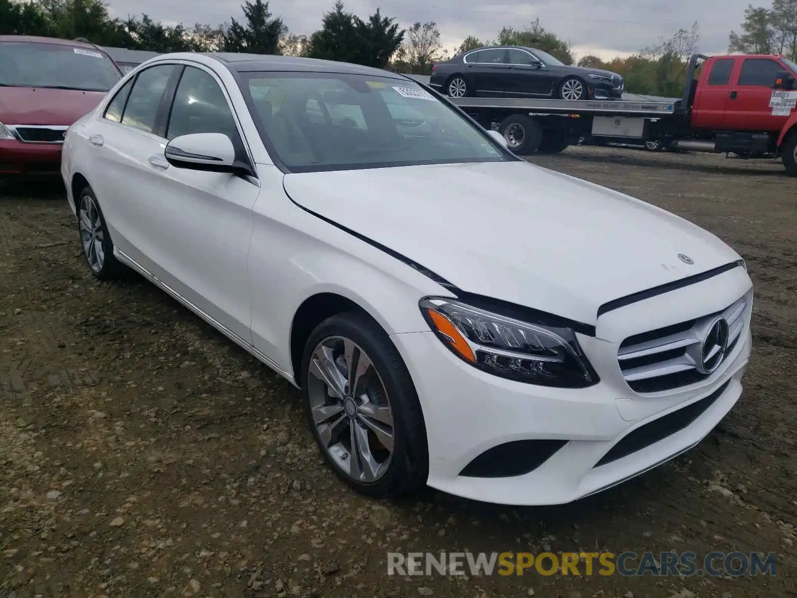 1 Photograph of a damaged car W1KWF8EB1MR638816 MERCEDES-BENZ C-CLASS 2021