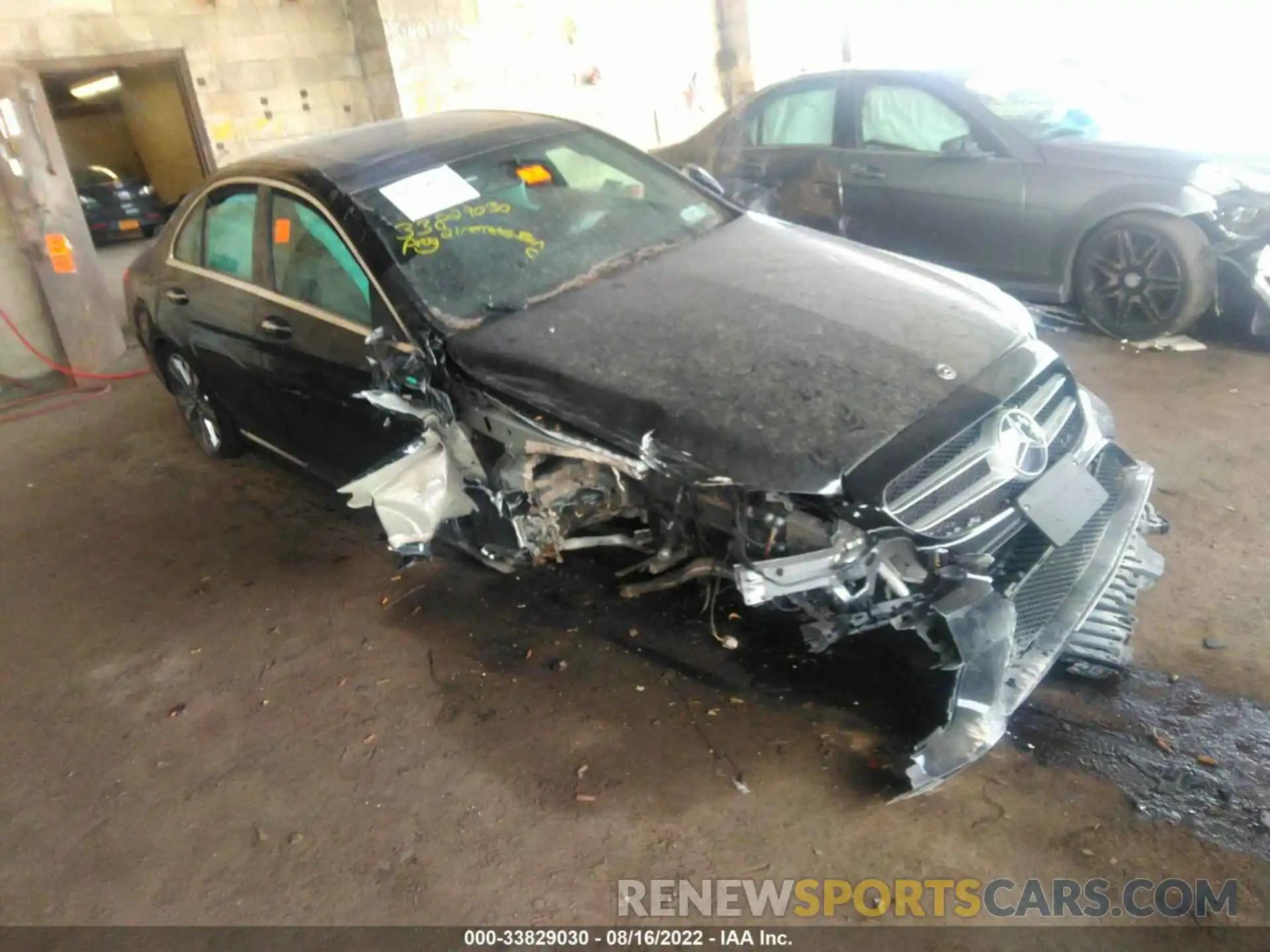 1 Photograph of a damaged car W1KWF8EB1MR645684 MERCEDES-BENZ C-CLASS 2021