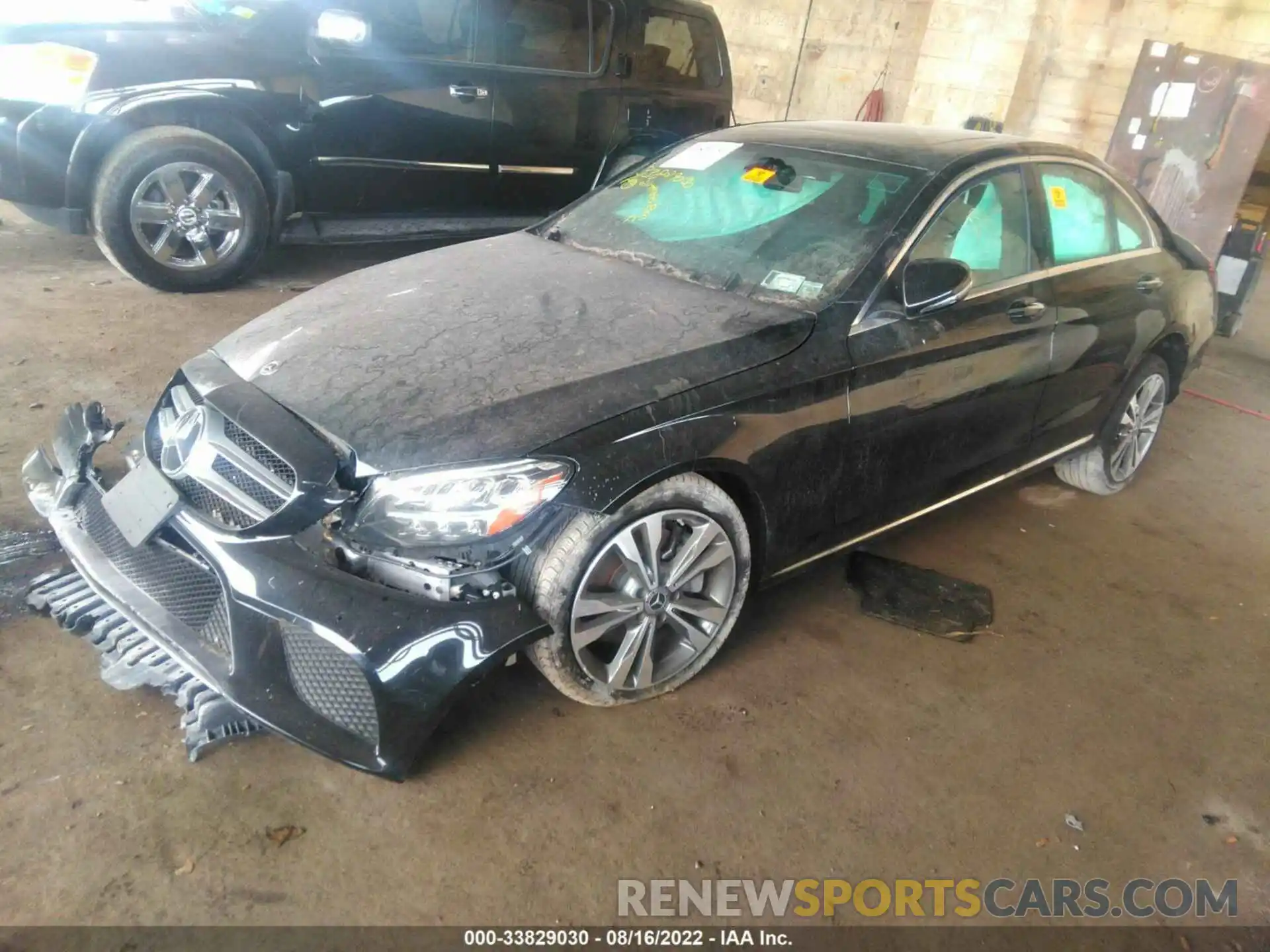 2 Photograph of a damaged car W1KWF8EB1MR645684 MERCEDES-BENZ C-CLASS 2021