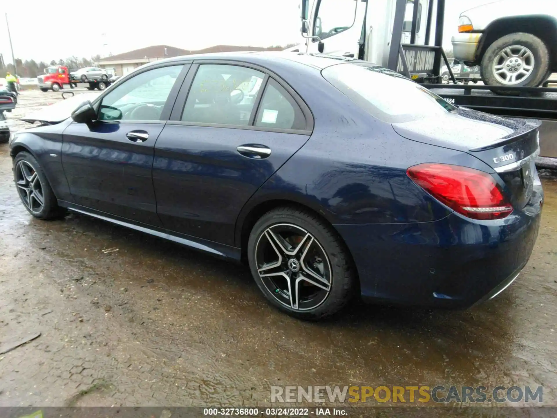 3 Photograph of a damaged car W1KWF8EB1MR646057 MERCEDES-BENZ C-CLASS 2021