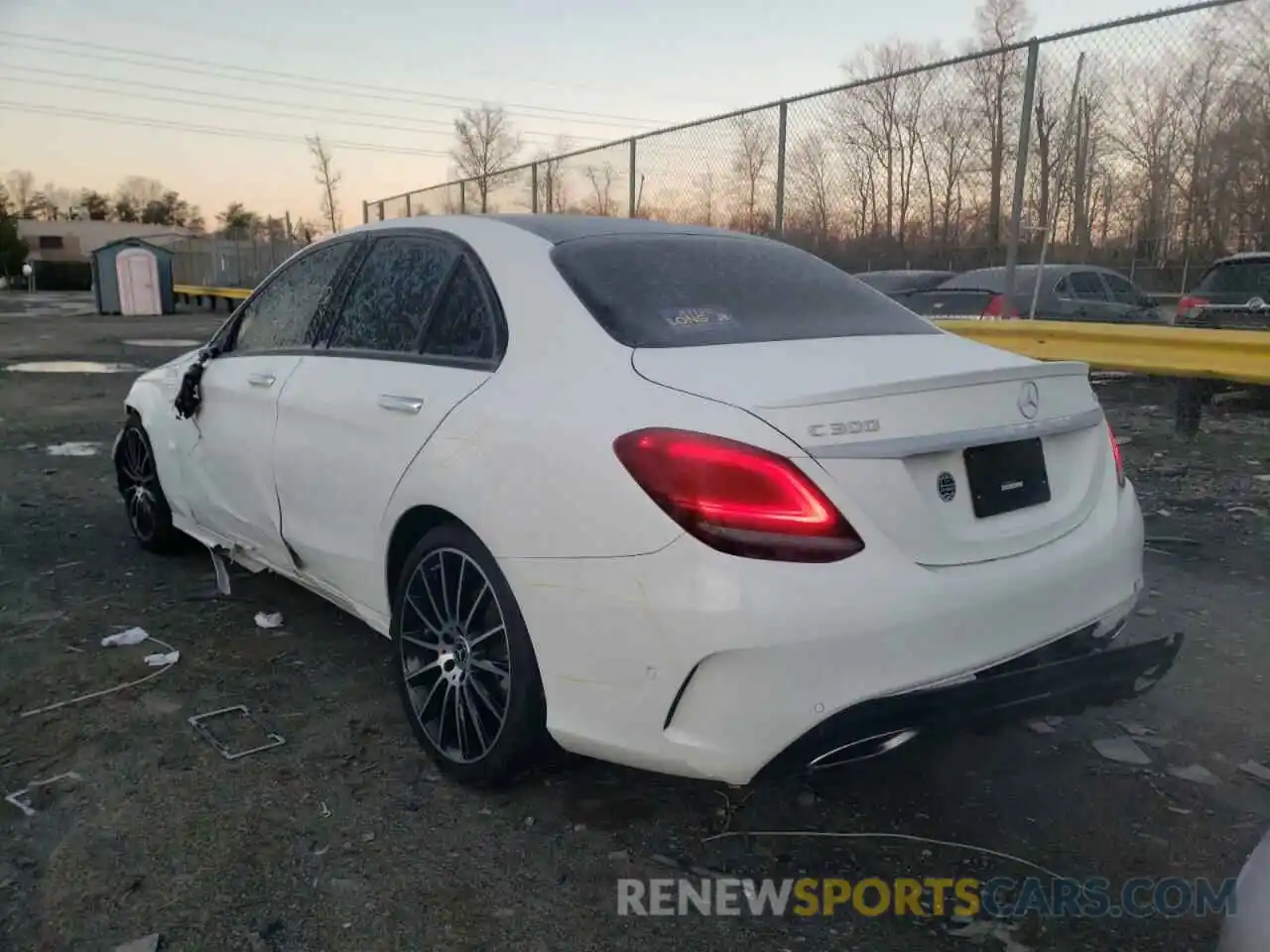 3 Photograph of a damaged car W1KWF8EB1MR649413 MERCEDES-BENZ C-CLASS 2021