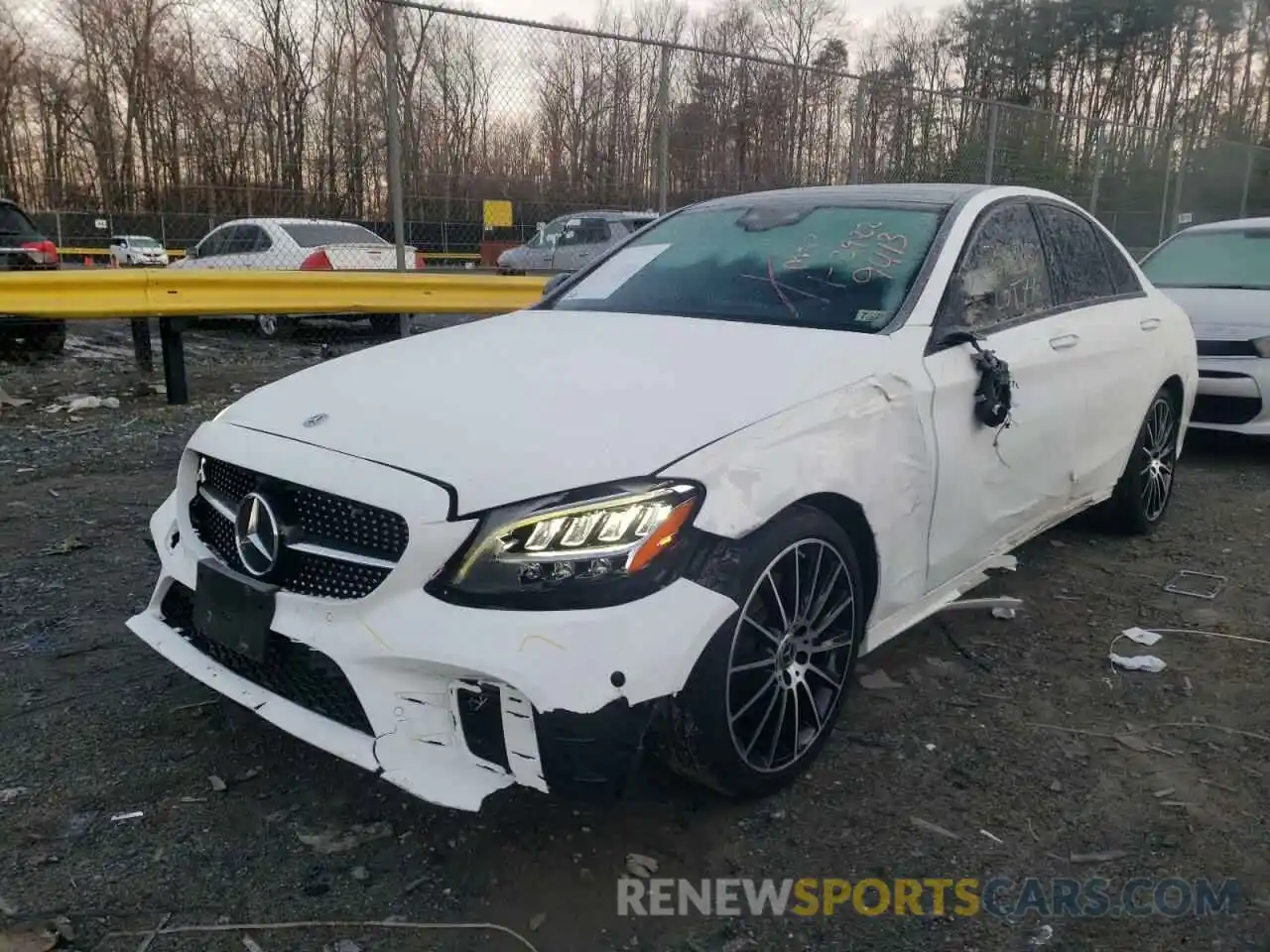 9 Photograph of a damaged car W1KWF8EB1MR649413 MERCEDES-BENZ C-CLASS 2021