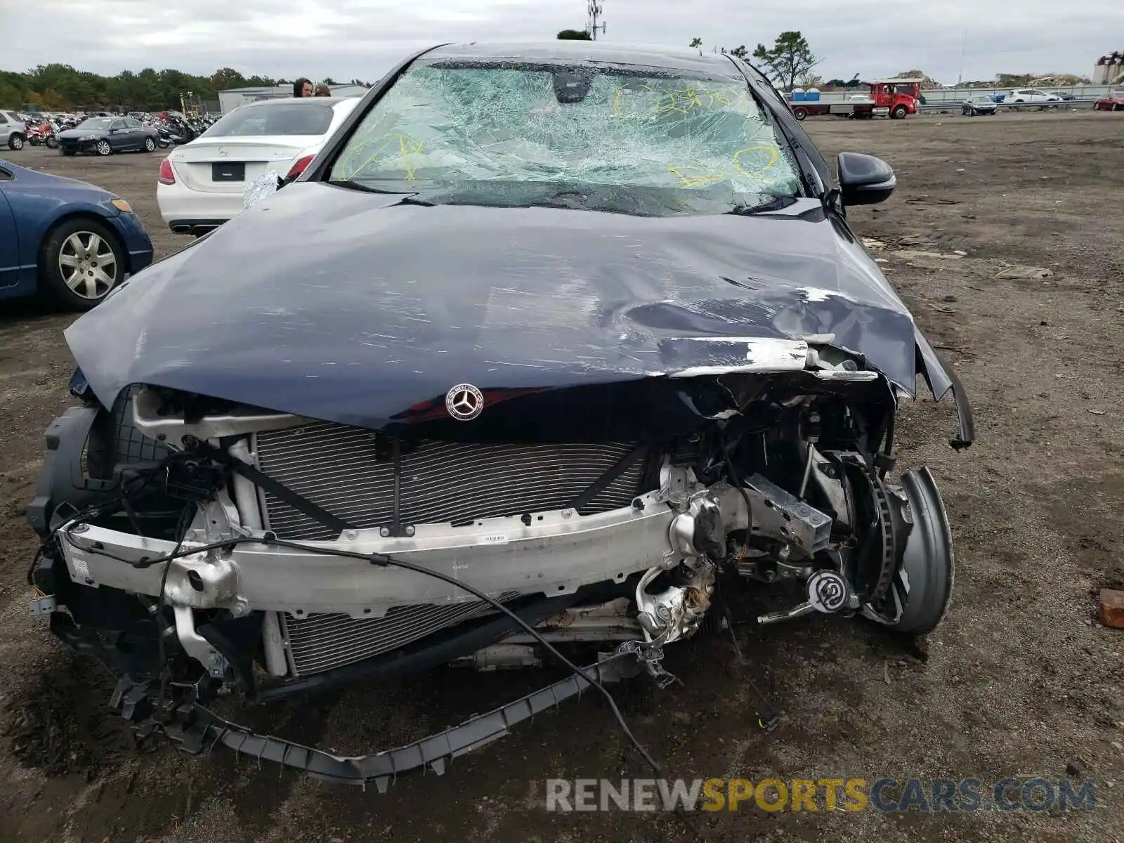 9 Photograph of a damaged car W1KWF8EB1MR652781 MERCEDES-BENZ C-CLASS 2021