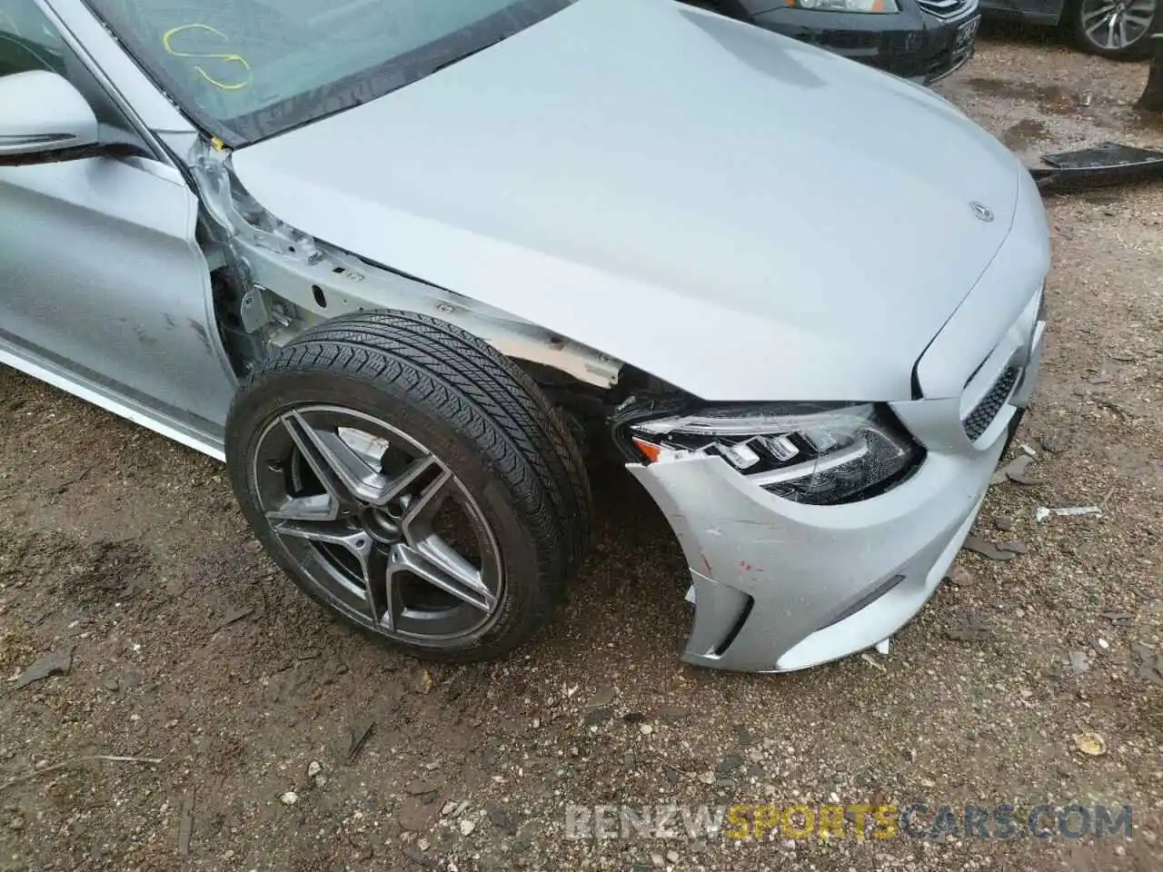 9 Photograph of a damaged car W1KWF8EB2MR611916 MERCEDES-BENZ C-CLASS 2021