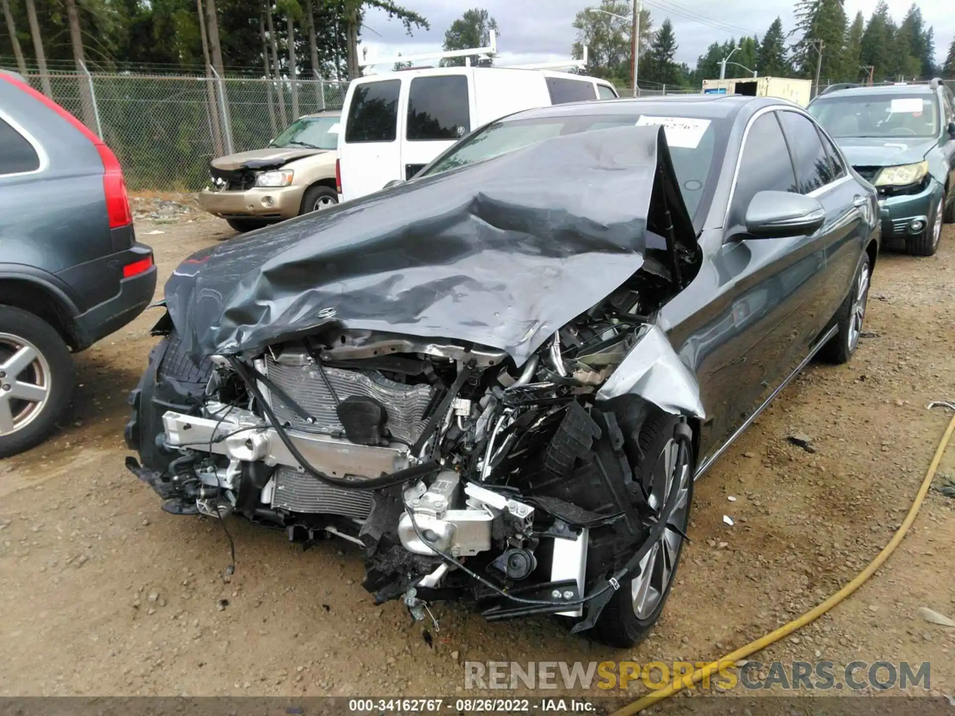 6 Photograph of a damaged car W1KWF8EB2MR638260 MERCEDES-BENZ C-CLASS 2021