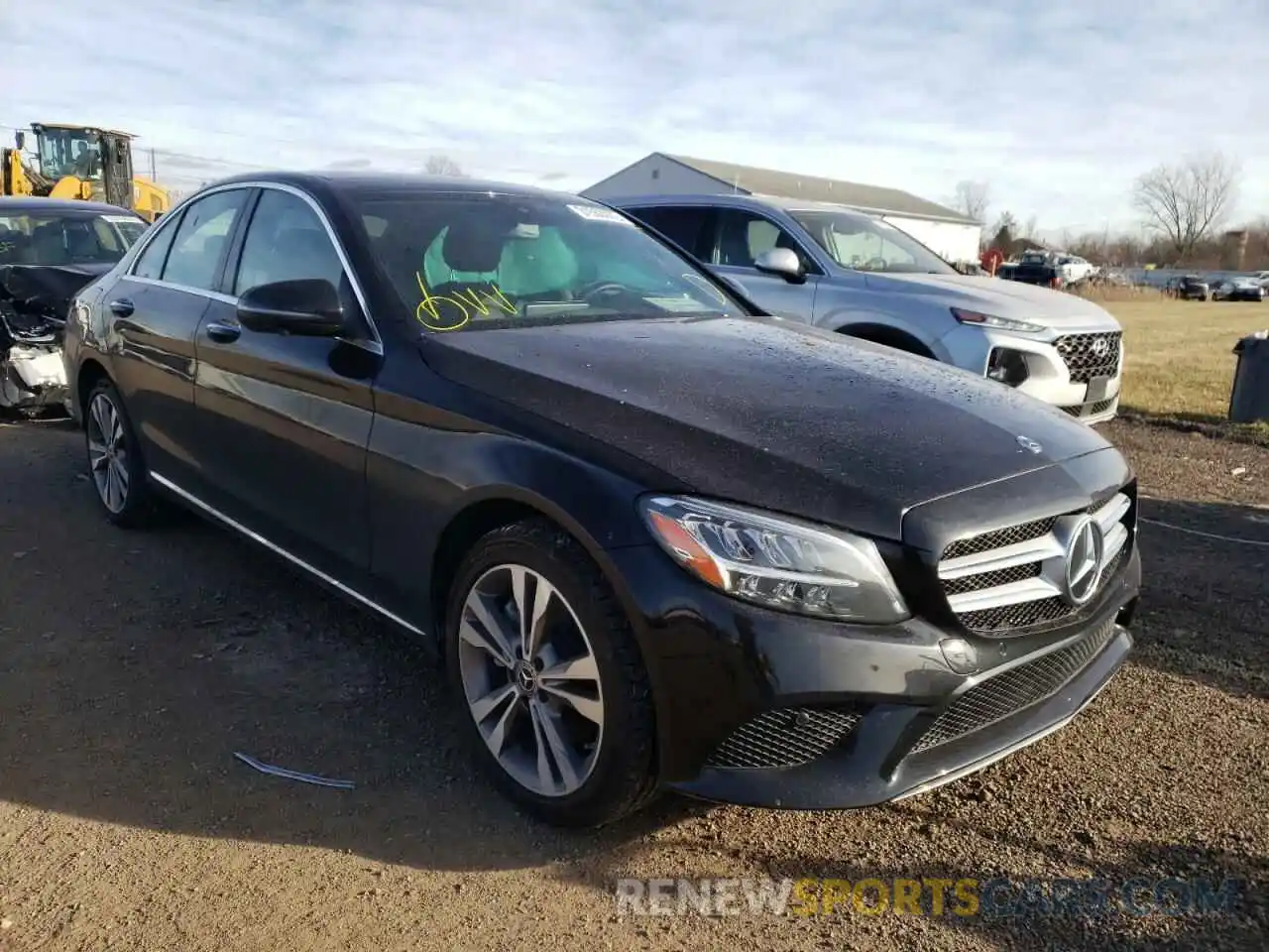 1 Photograph of a damaged car W1KWF8EB2MR649047 MERCEDES-BENZ C-CLASS 2021