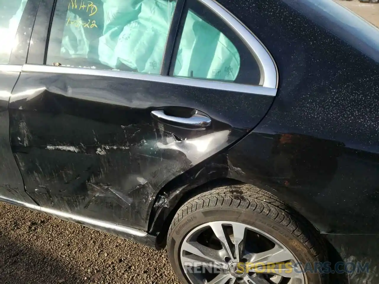 9 Photograph of a damaged car W1KWF8EB2MR649047 MERCEDES-BENZ C-CLASS 2021