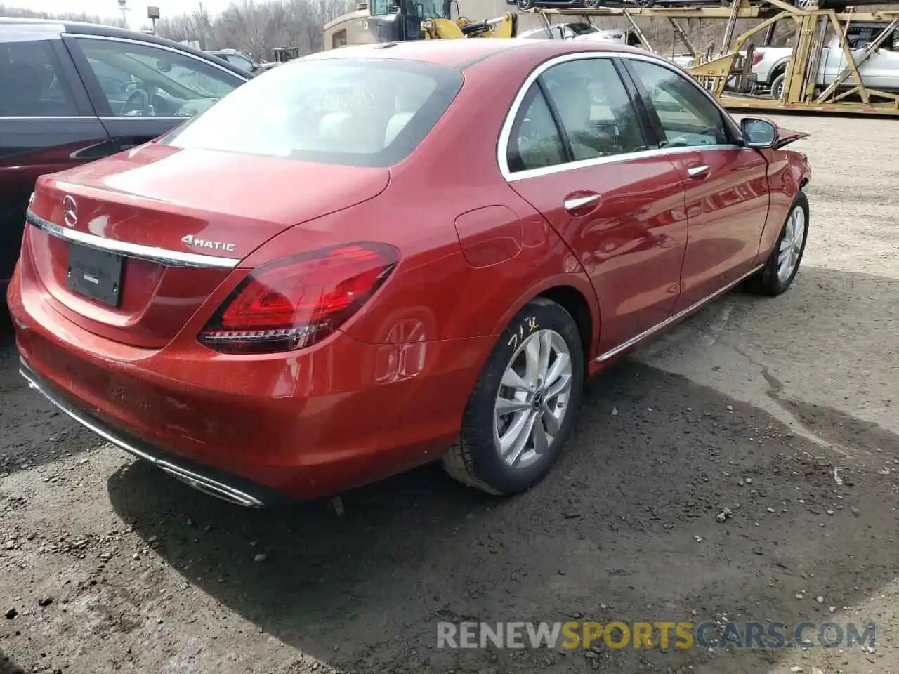 4 Photograph of a damaged car W1KWF8EB3MR611388 MERCEDES-BENZ C-CLASS 2021