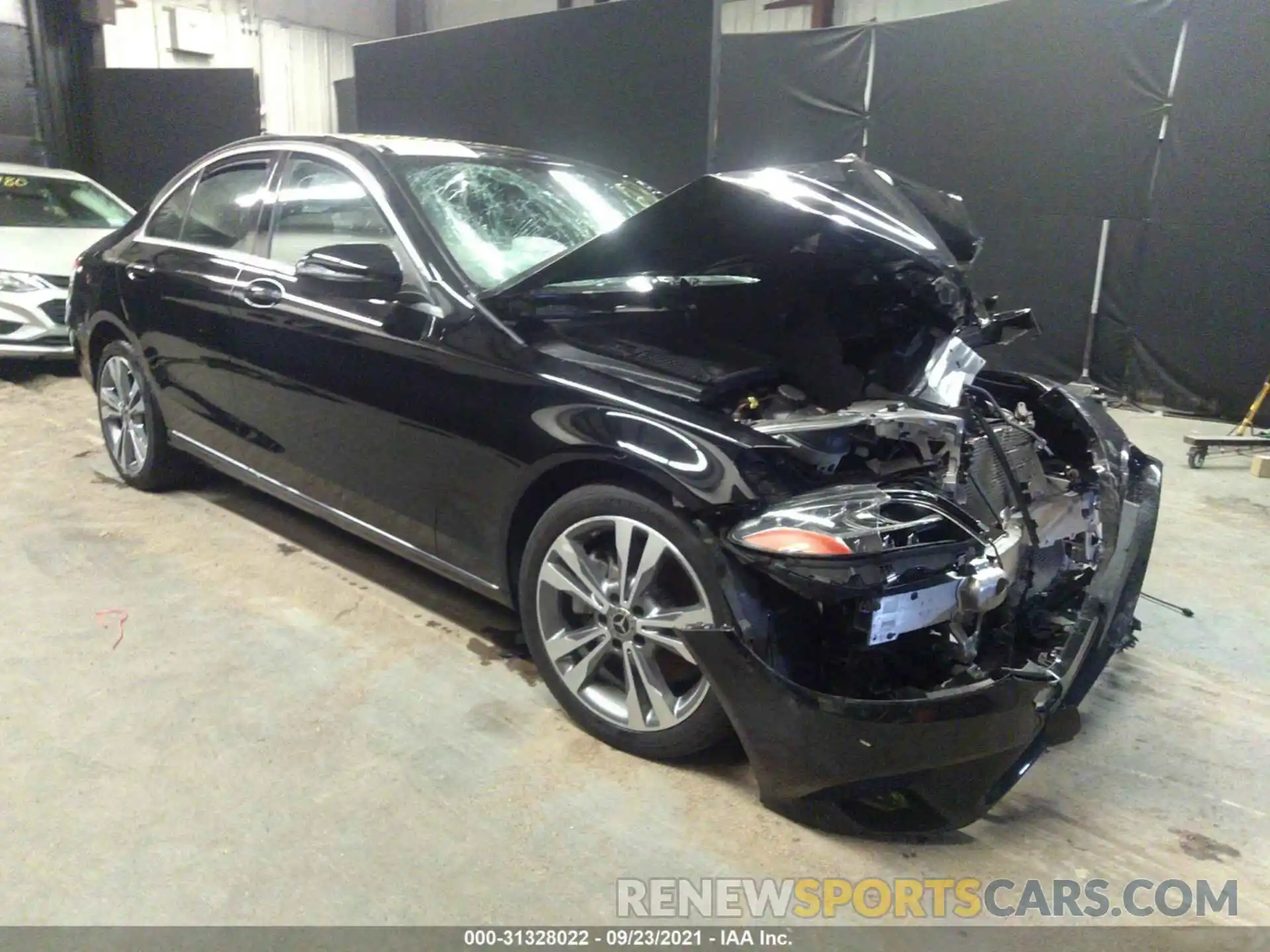 1 Photograph of a damaged car W1KWF8EB3MR612279 MERCEDES-BENZ C-CLASS 2021