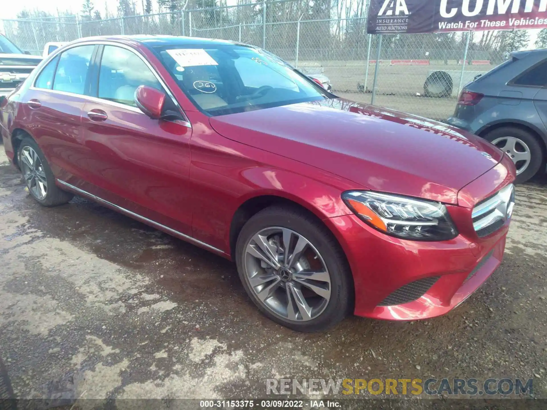 1 Photograph of a damaged car W1KWF8EB3MR620365 MERCEDES-BENZ C-CLASS 2021