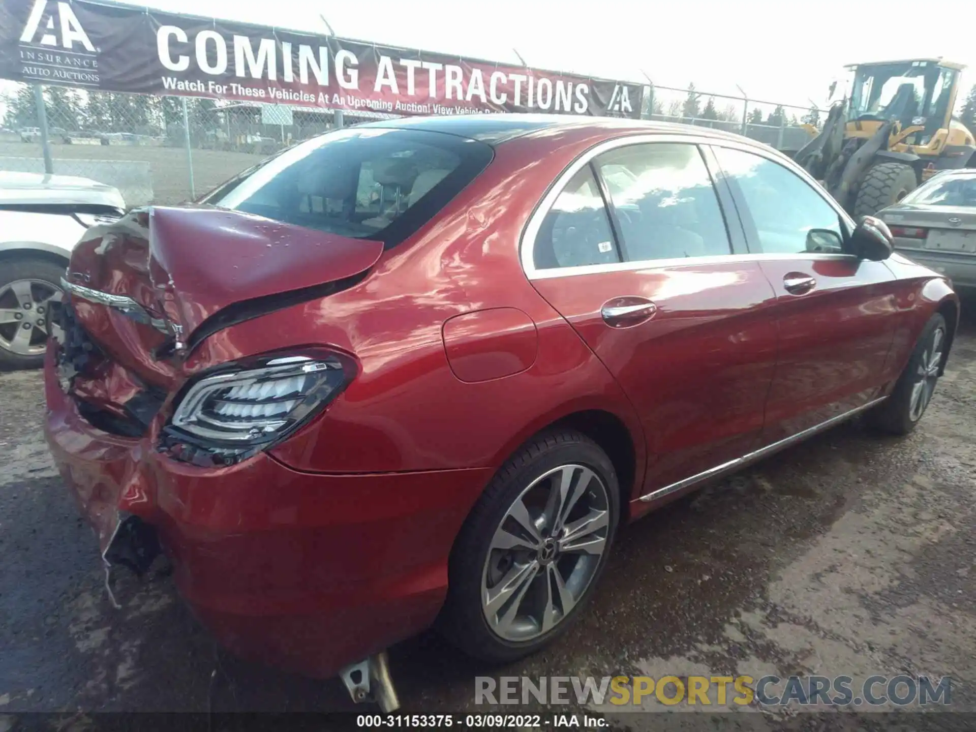 4 Photograph of a damaged car W1KWF8EB3MR620365 MERCEDES-BENZ C-CLASS 2021