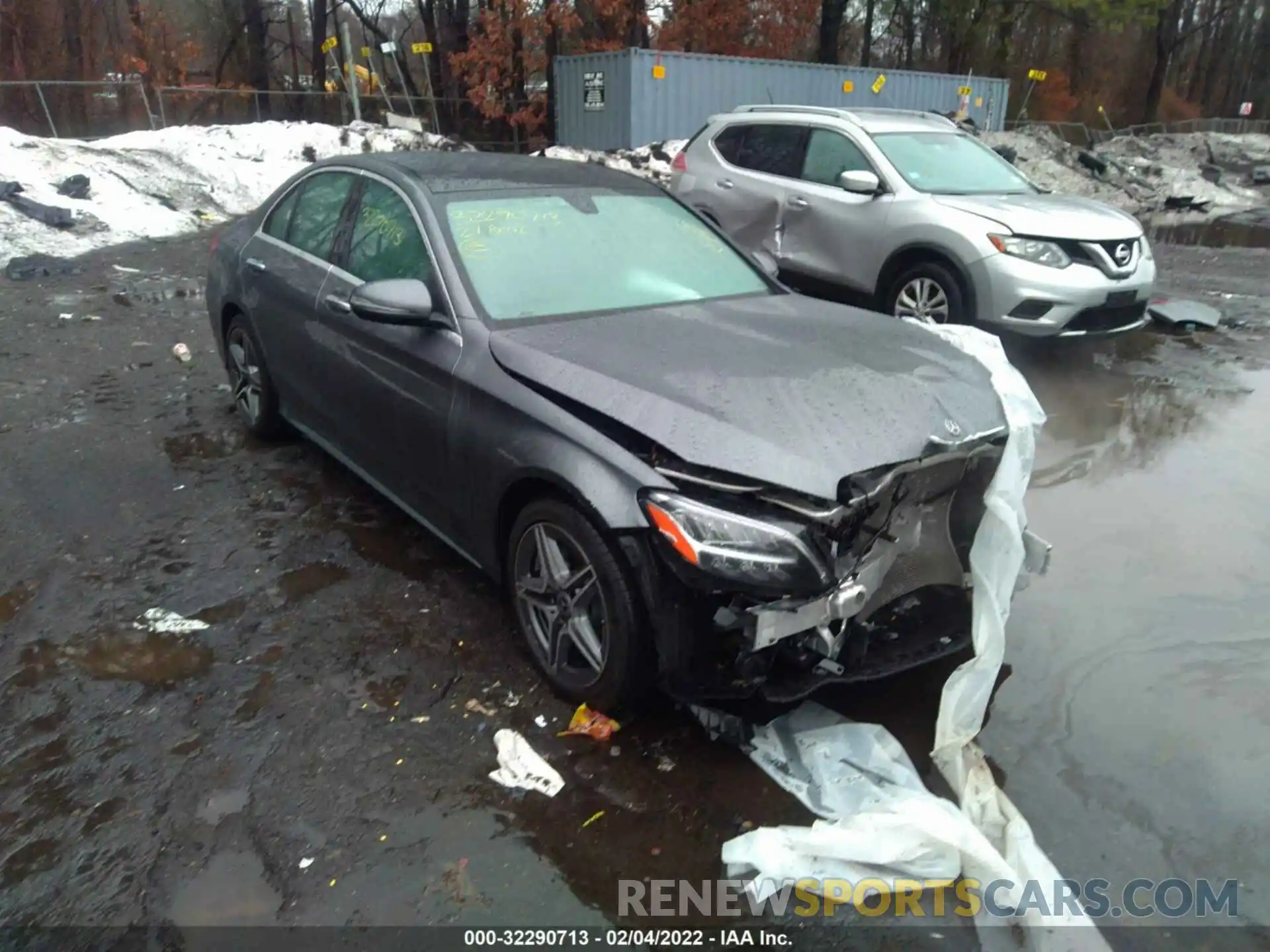 1 Photograph of a damaged car W1KWF8EB3MR630541 MERCEDES-BENZ C-CLASS 2021