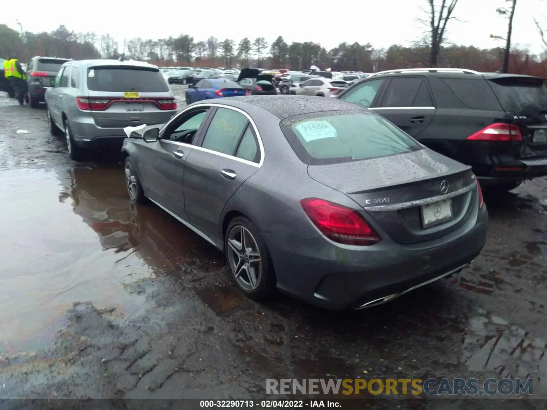 3 Photograph of a damaged car W1KWF8EB3MR630541 MERCEDES-BENZ C-CLASS 2021