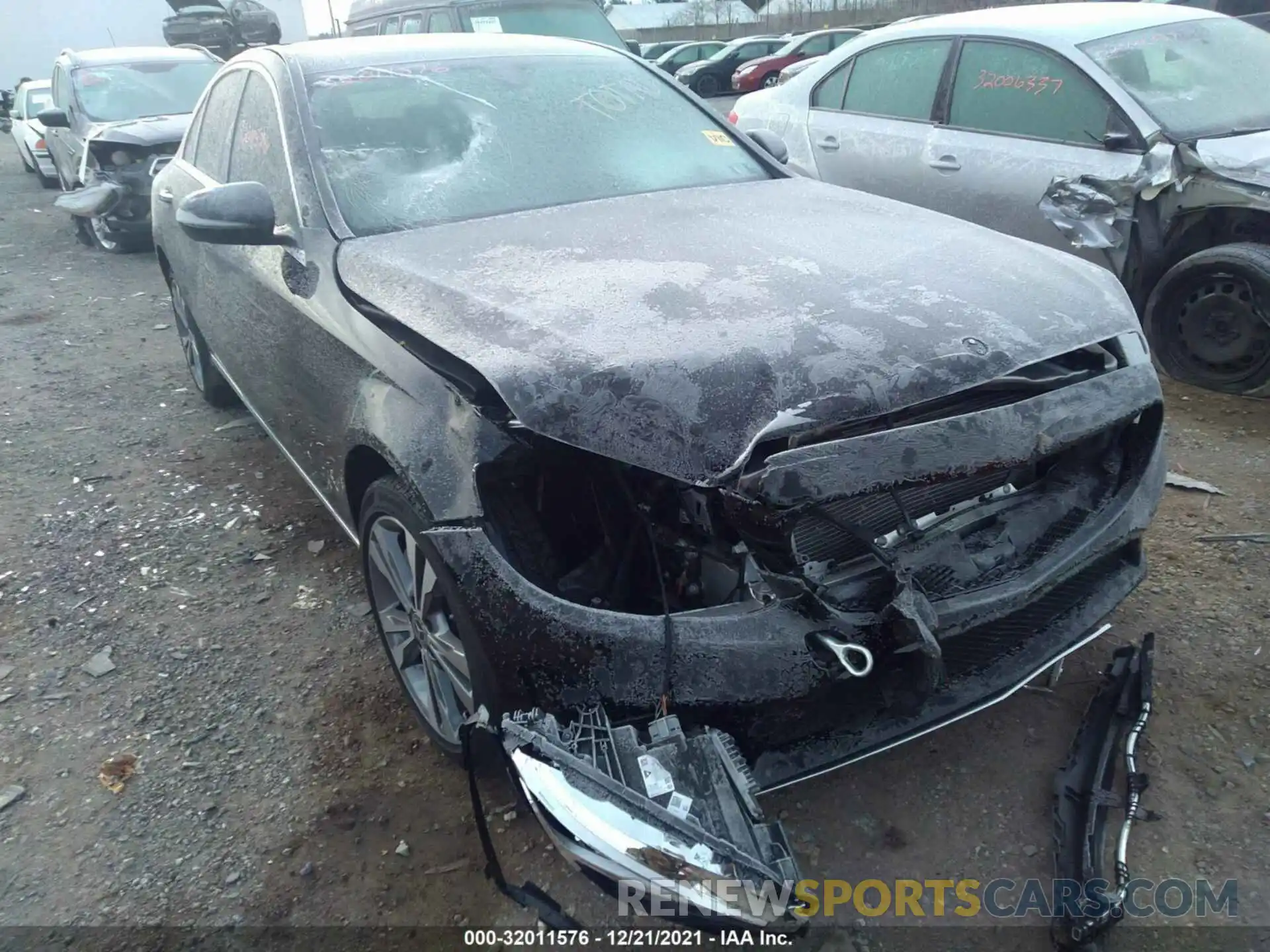 6 Photograph of a damaged car W1KWF8EB3MR632418 MERCEDES-BENZ C-CLASS 2021