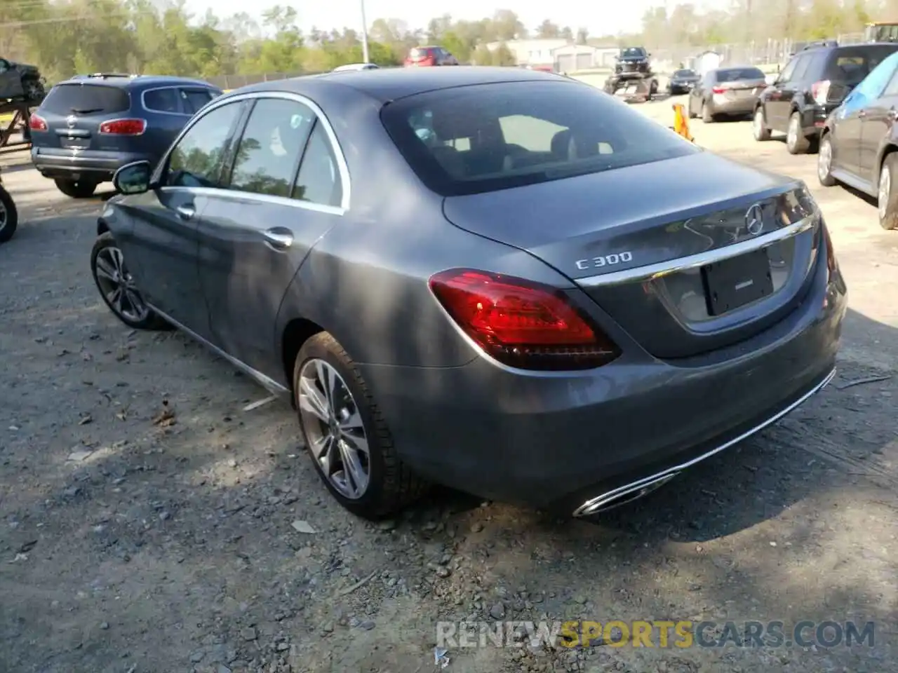 3 Photograph of a damaged car W1KWF8EB3MR643144 MERCEDES-BENZ C-CLASS 2021