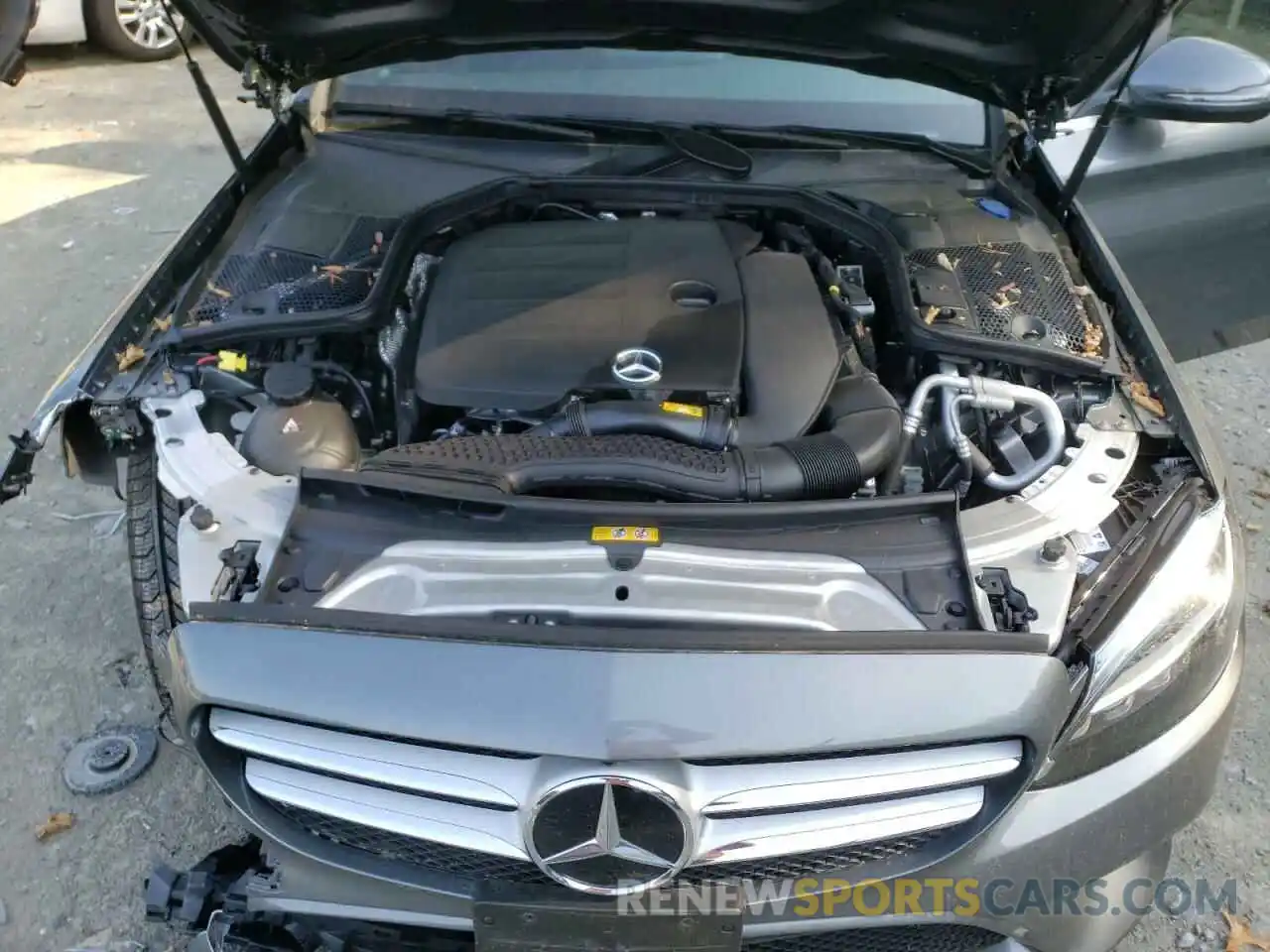 7 Photograph of a damaged car W1KWF8EB3MR643144 MERCEDES-BENZ C-CLASS 2021