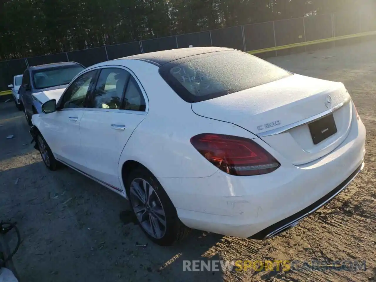 3 Photograph of a damaged car W1KWF8EB3MR644178 MERCEDES-BENZ C-CLASS 2021