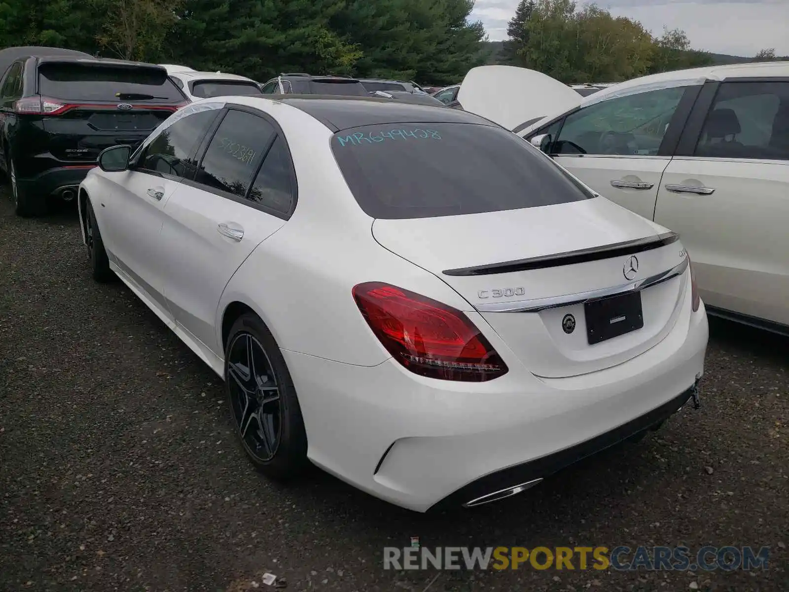 3 Photograph of a damaged car W1KWF8EB3MR649428 MERCEDES-BENZ C-CLASS 2021