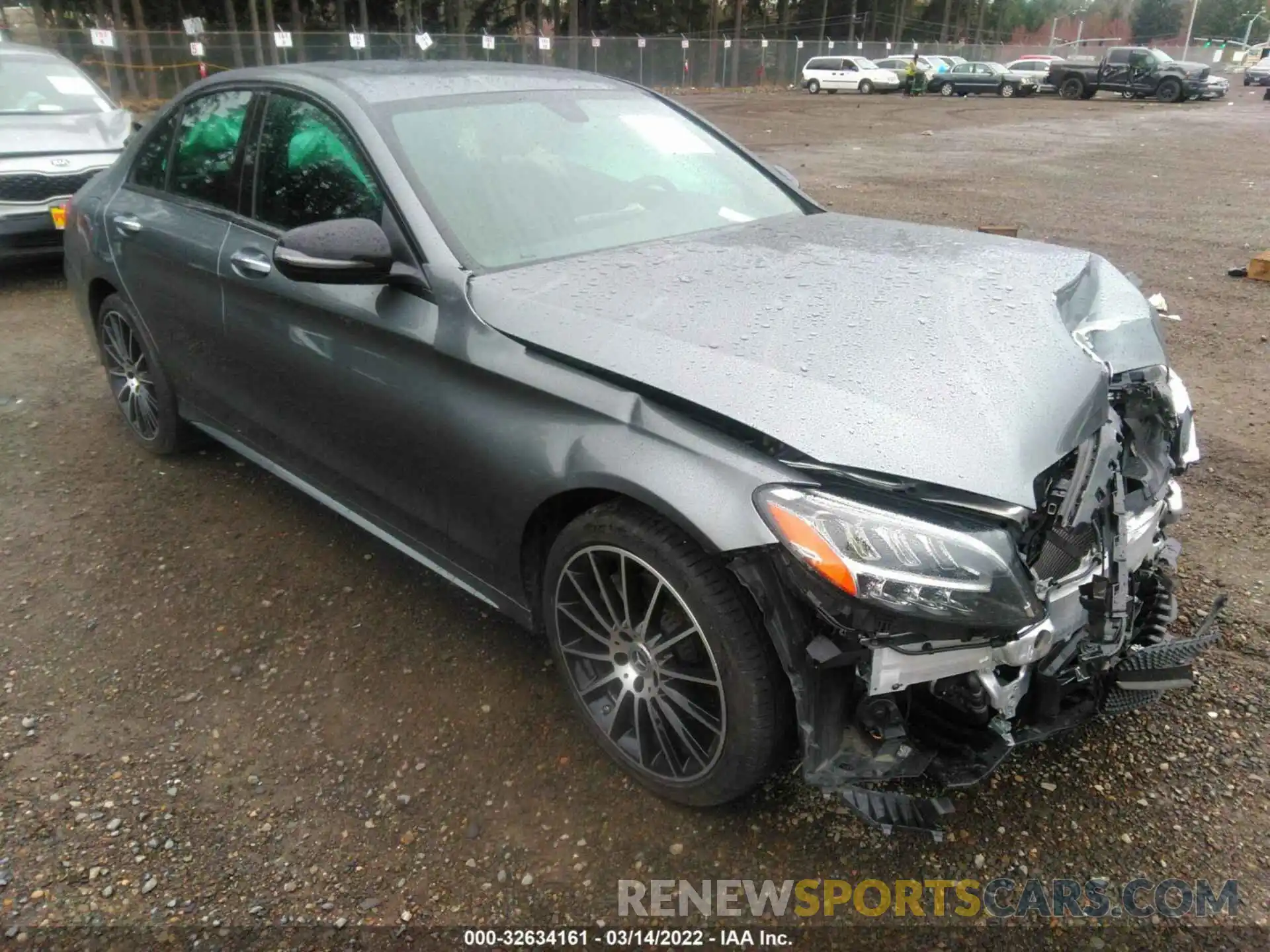 1 Photograph of a damaged car W1KWF8EB3MR653477 MERCEDES-BENZ C-CLASS 2021