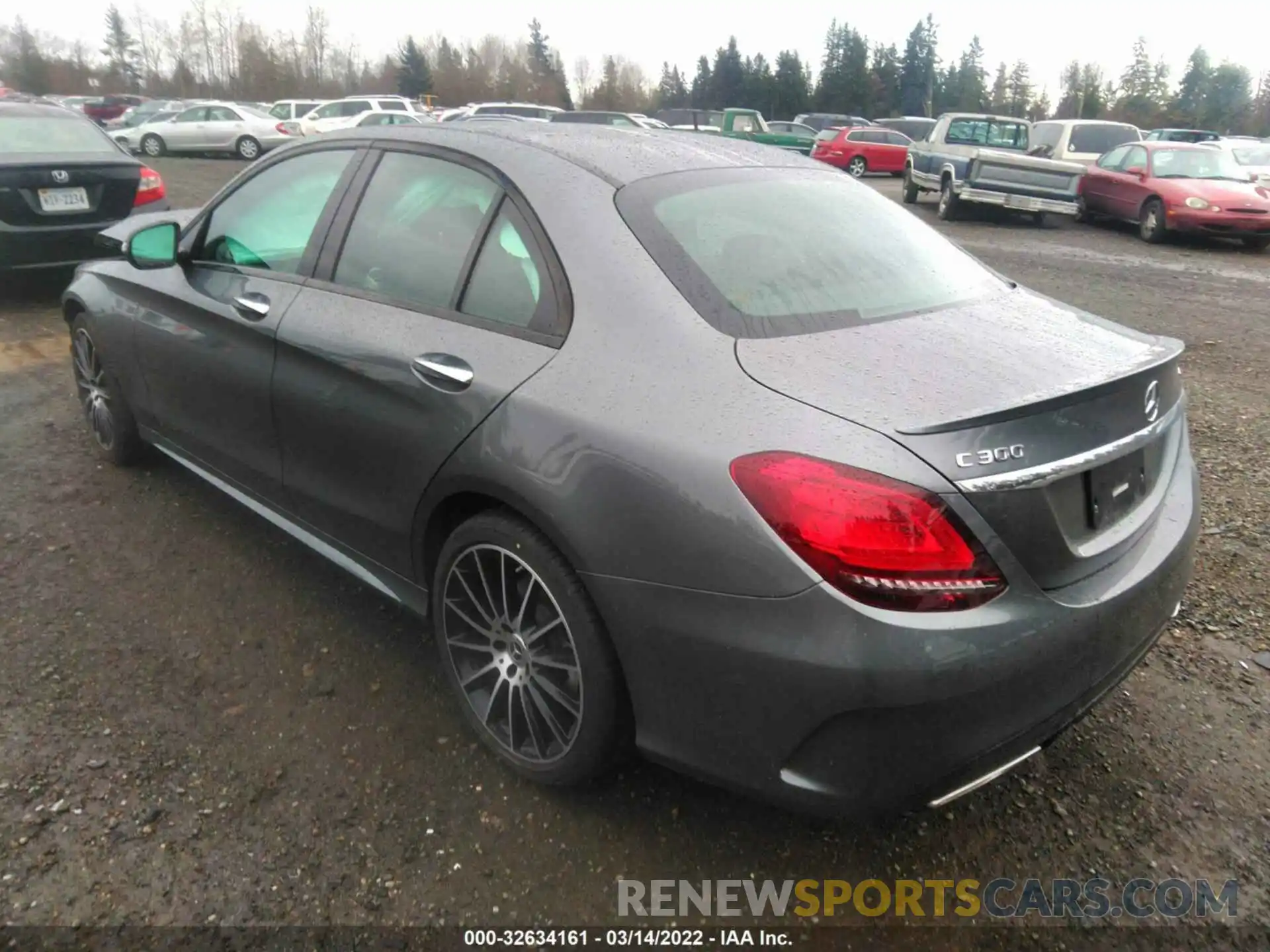 3 Photograph of a damaged car W1KWF8EB3MR653477 MERCEDES-BENZ C-CLASS 2021