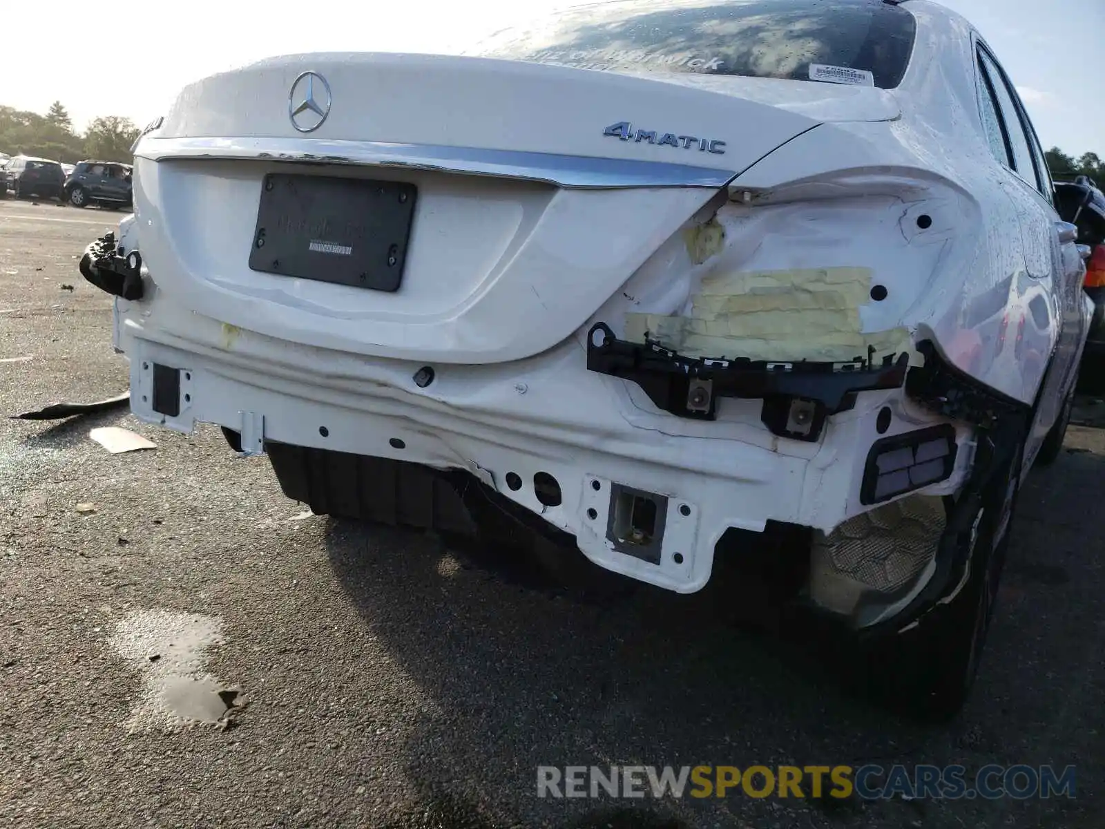 9 Photograph of a damaged car W1KWF8EB4MR609343 MERCEDES-BENZ C-CLASS 2021