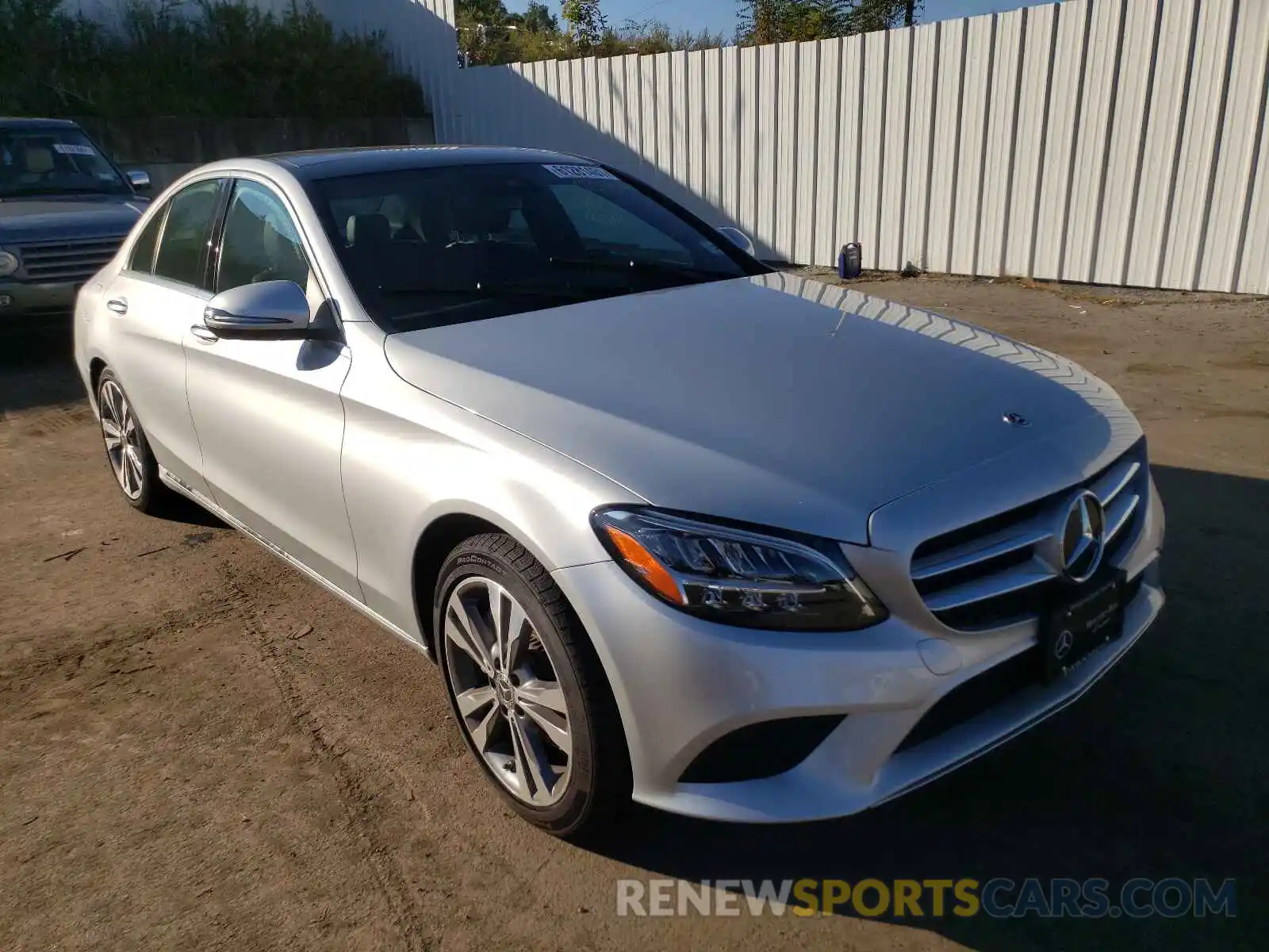 1 Photograph of a damaged car W1KWF8EB4MR609942 MERCEDES-BENZ C-CLASS 2021