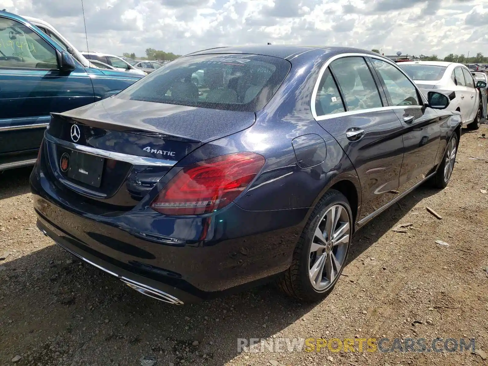 4 Photograph of a damaged car W1KWF8EB4MR615420 MERCEDES-BENZ C-CLASS 2021